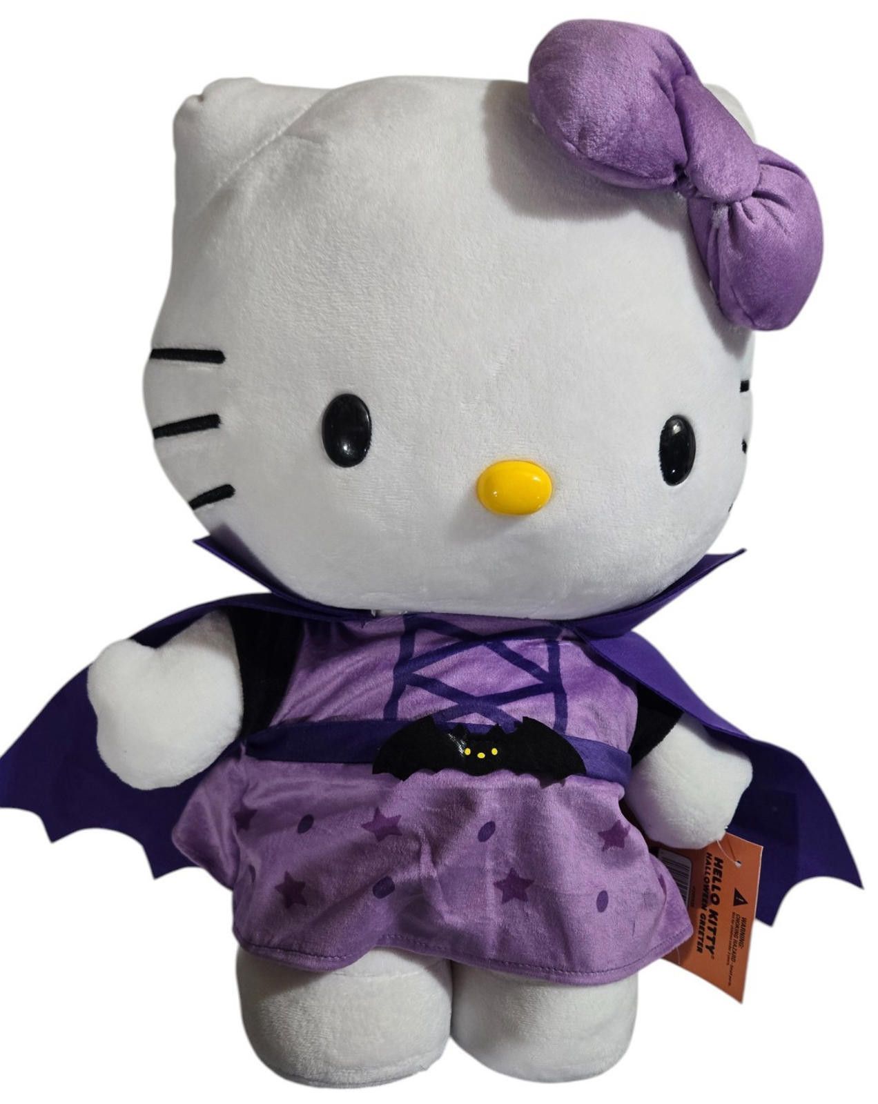 Designer Hello Kitty Purple Vampire Plush Halloween Greeter CVS Size ONE SIZE - 1 Thumbnail