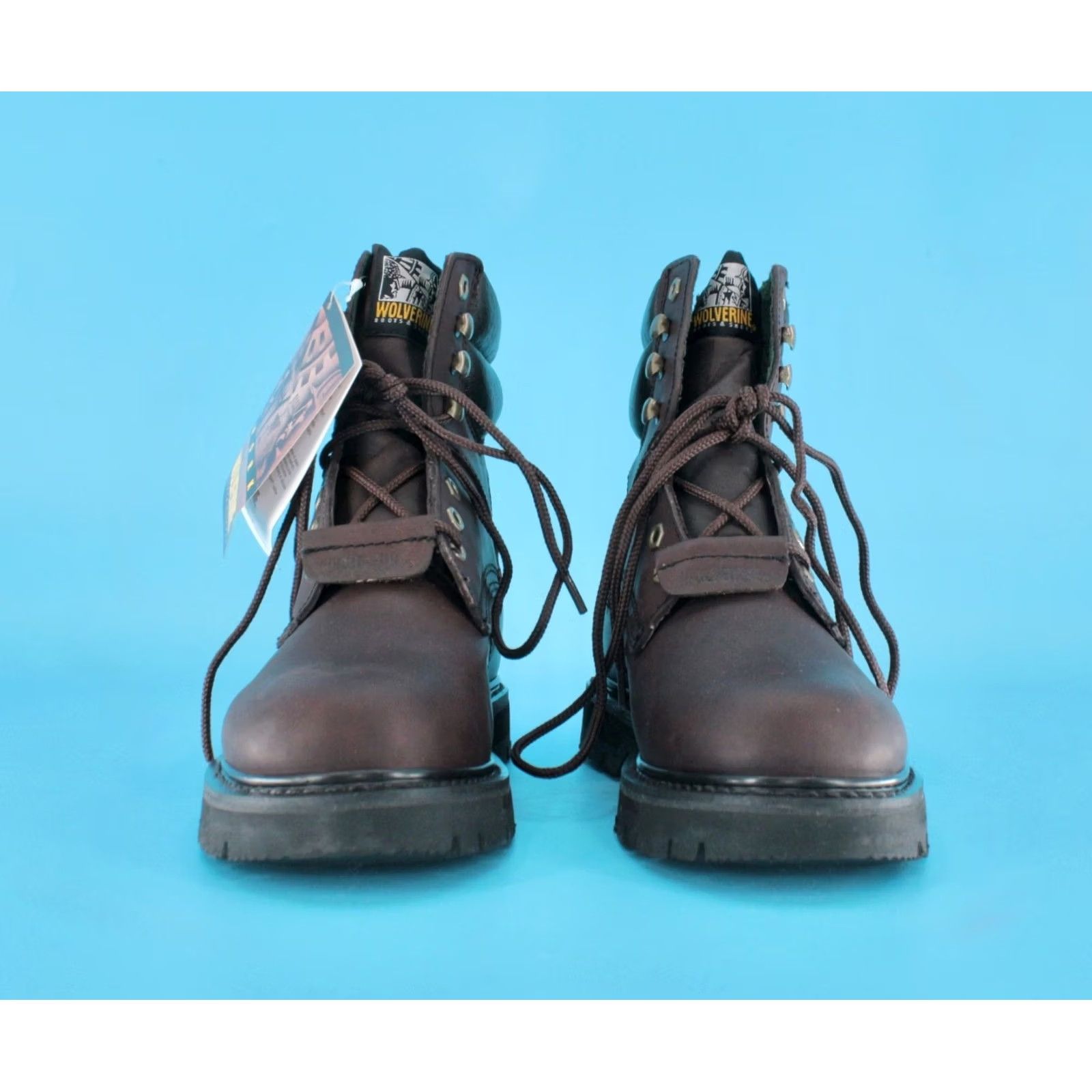 Vintage VINTAGE Mens Wolverine 70s Brown Work Boots Size 7.5 1970s Shoes Size US M / EU 48-50 / 2 - 2 Thumbnail