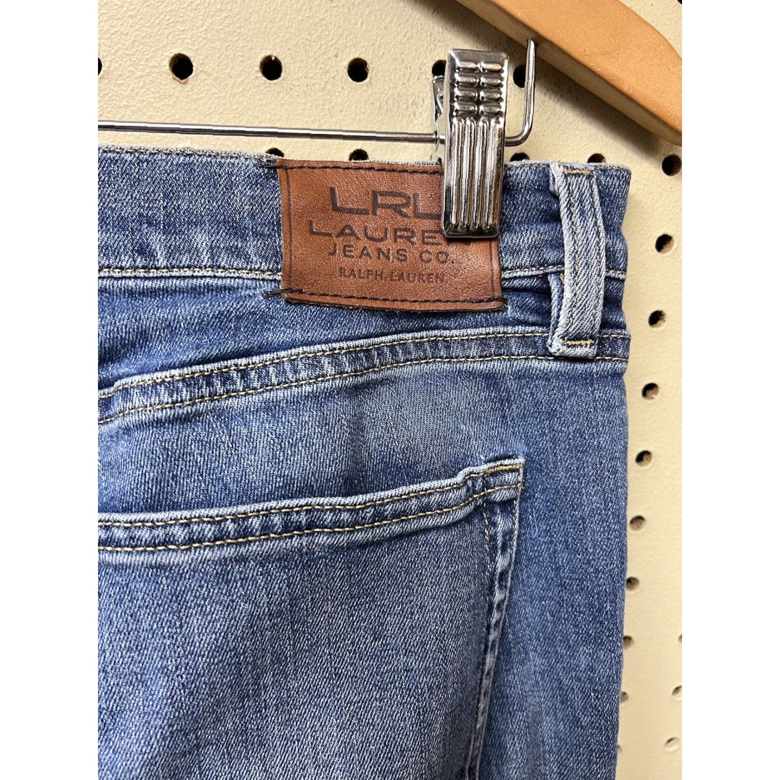 Ralph Lauren VINTAGE Ralph Lauren Jeans Co Women Jeans Distressed Bootcut Western 6P Blue Denim Regular Female Girls Womens Size 28" / US 6 / IT 42 - 5 Thumbnail