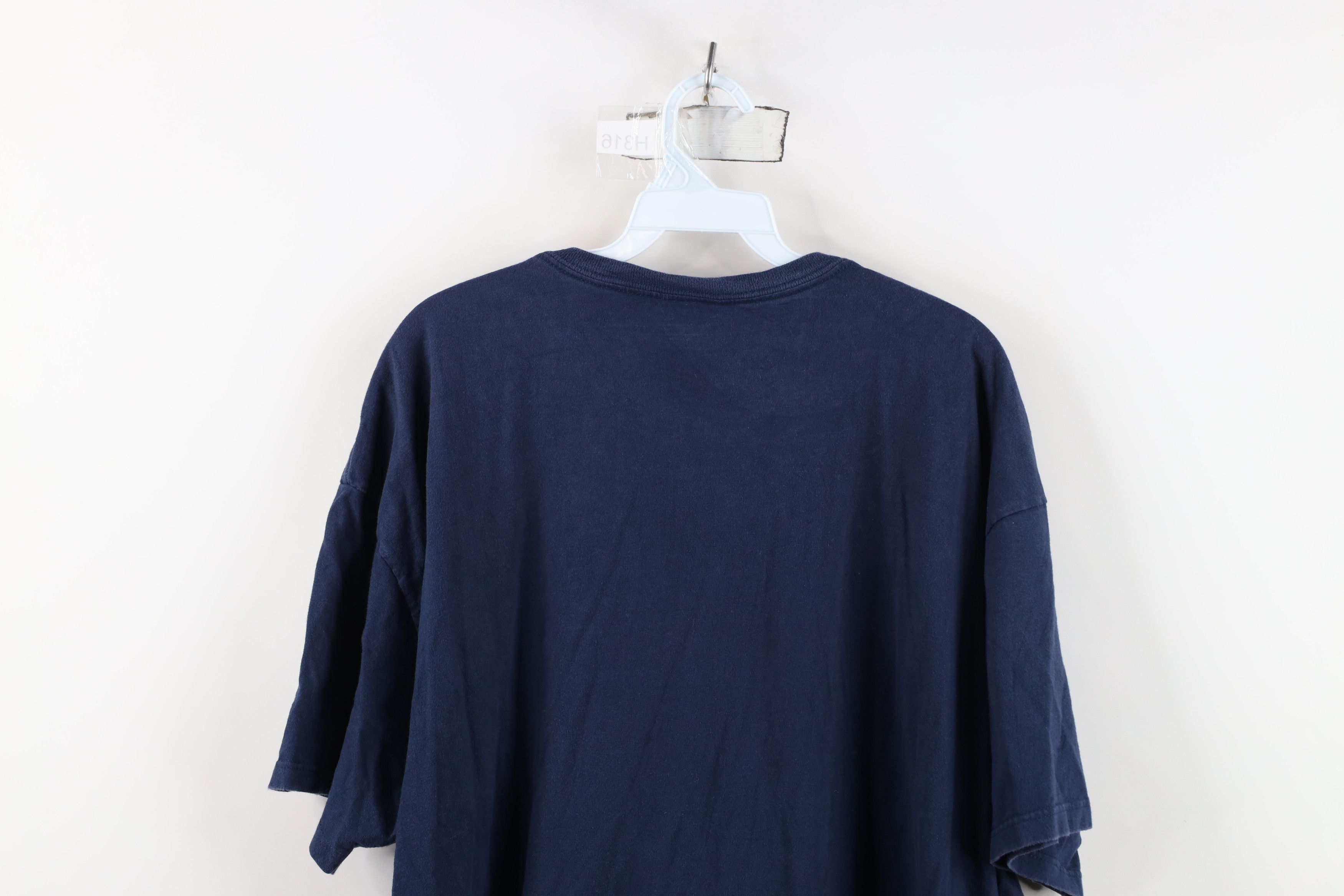 Nike Vintage Nike Scott Big Swoosh Short Sleeve T-Shirt Blue Size US XXL / EU 58 / 5 - 12 Thumbnail