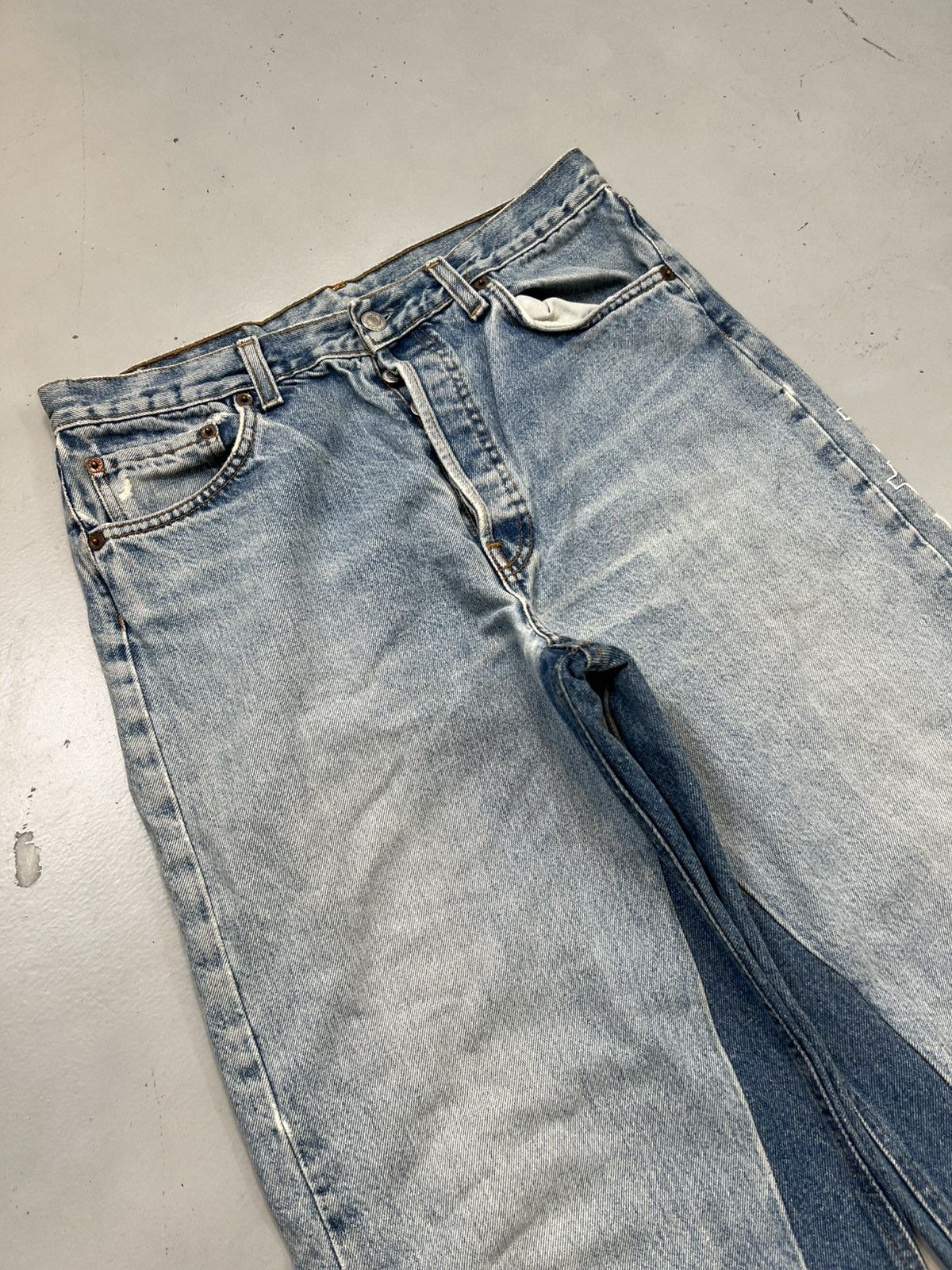 Vintage 1of1 levis shashiko hand stitch baggy denim Size US 30 / EU 46 - 8 Thumbnail