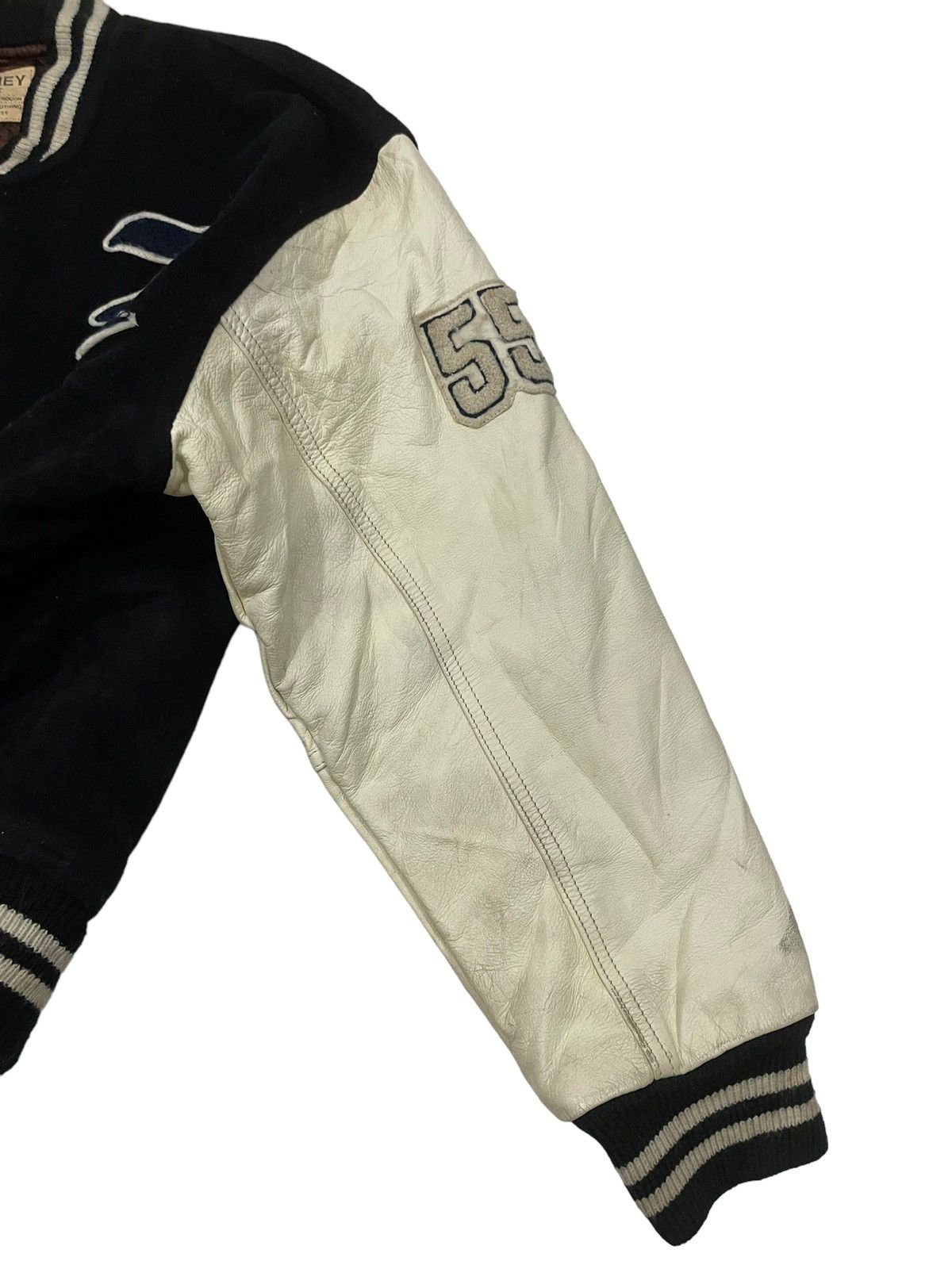 Japanese Brand Kearny House Full Patches Leather Sleeve Varsity Jacket Size US M / EU 48-50 / 2 - 6 Thumbnail