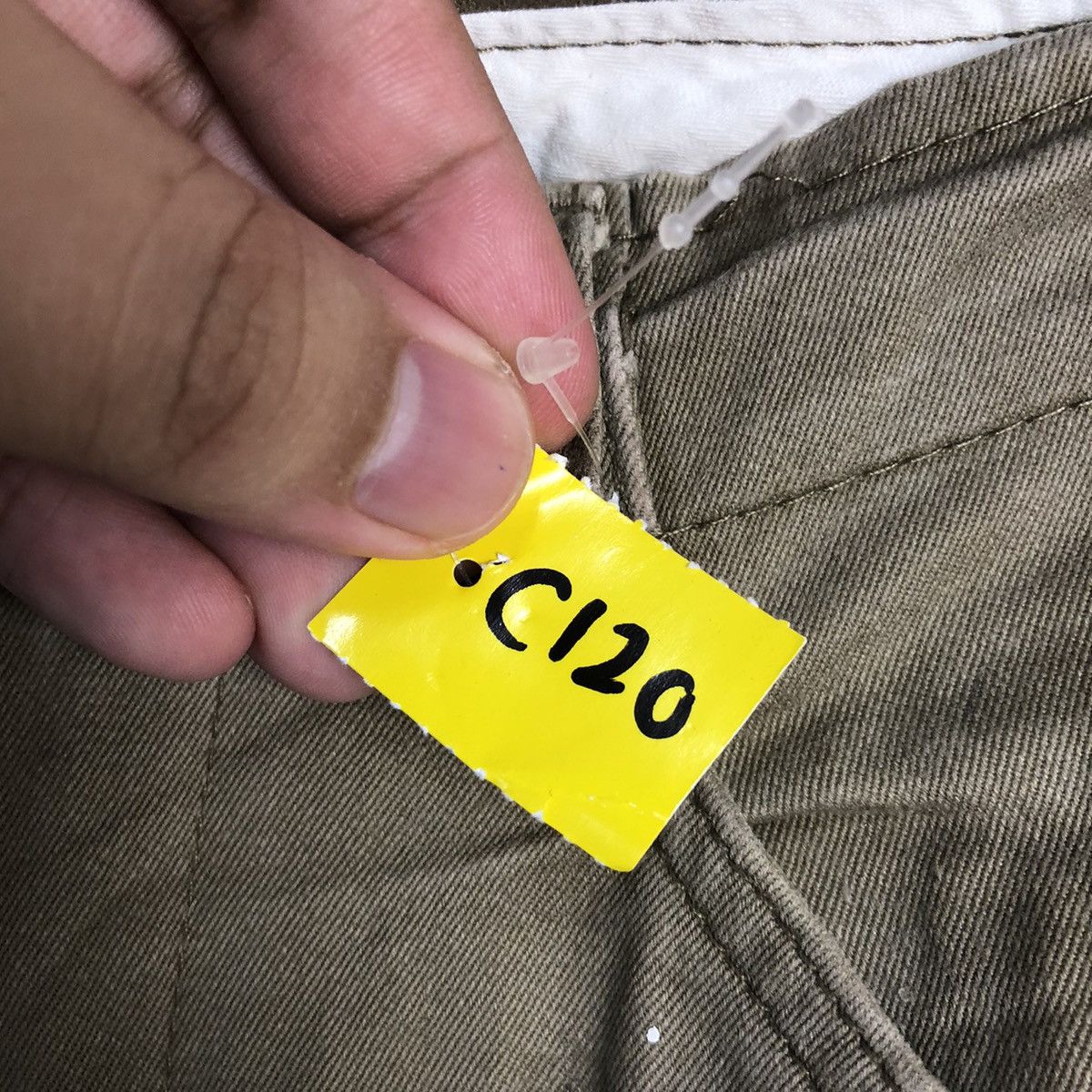 Japanese Brand DL Back Number Brown Cargo Multpocket Pants #C120 Size US 32 / EU 48 - 14 Thumbnail