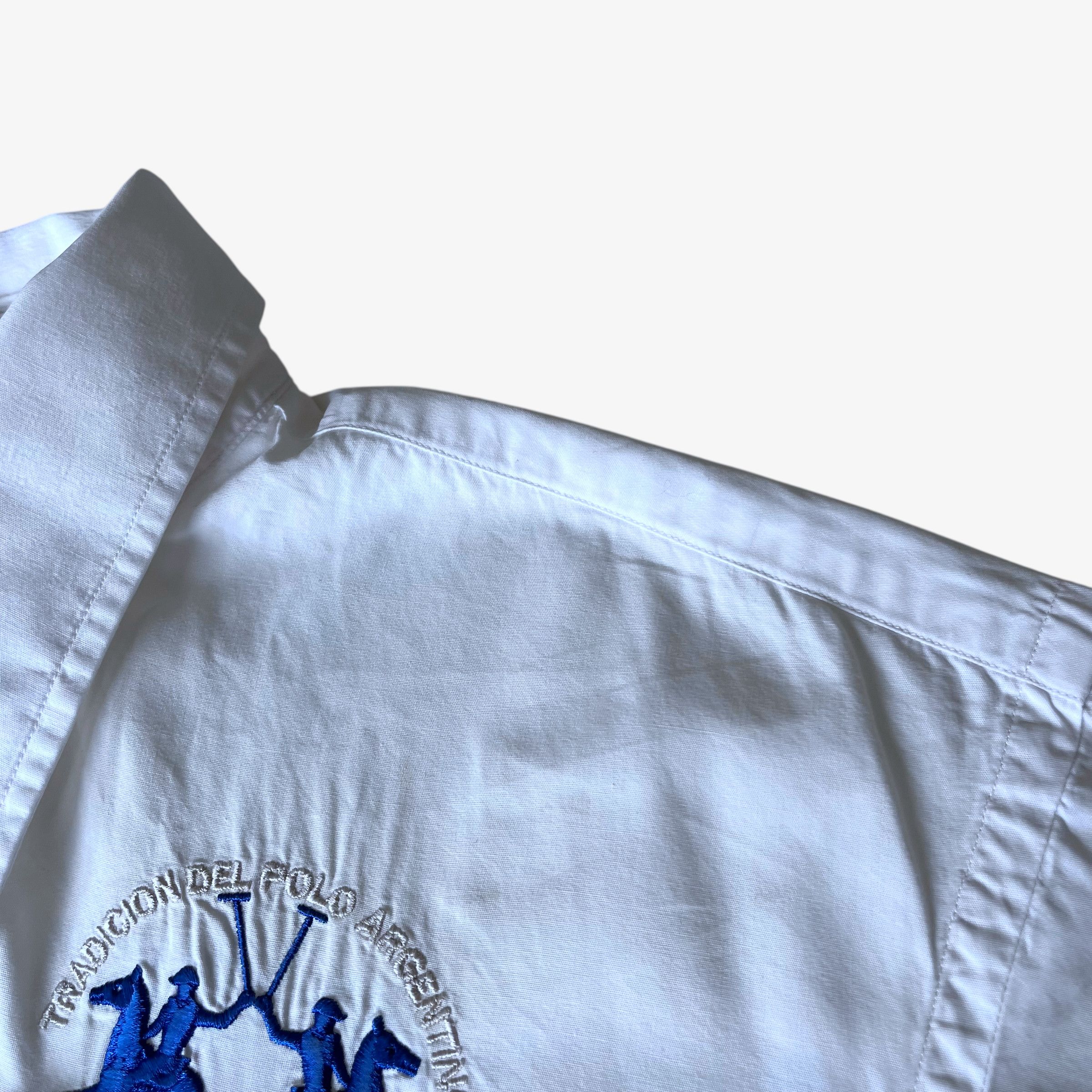 La Martina Vintage Y2K Men's La Martina Windsor Polo Cup White Shirt Size US L / EU 52-54 / 3 - 9 Thumbnail