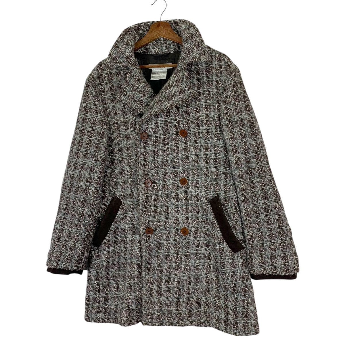 Japanese Brand × Katharine Hamnett London × Vintage Vintage Katharine Hamnett London Double Breasted Heavy Coat Size US L / EU 52-54 / 3 - 3 Thumbnail