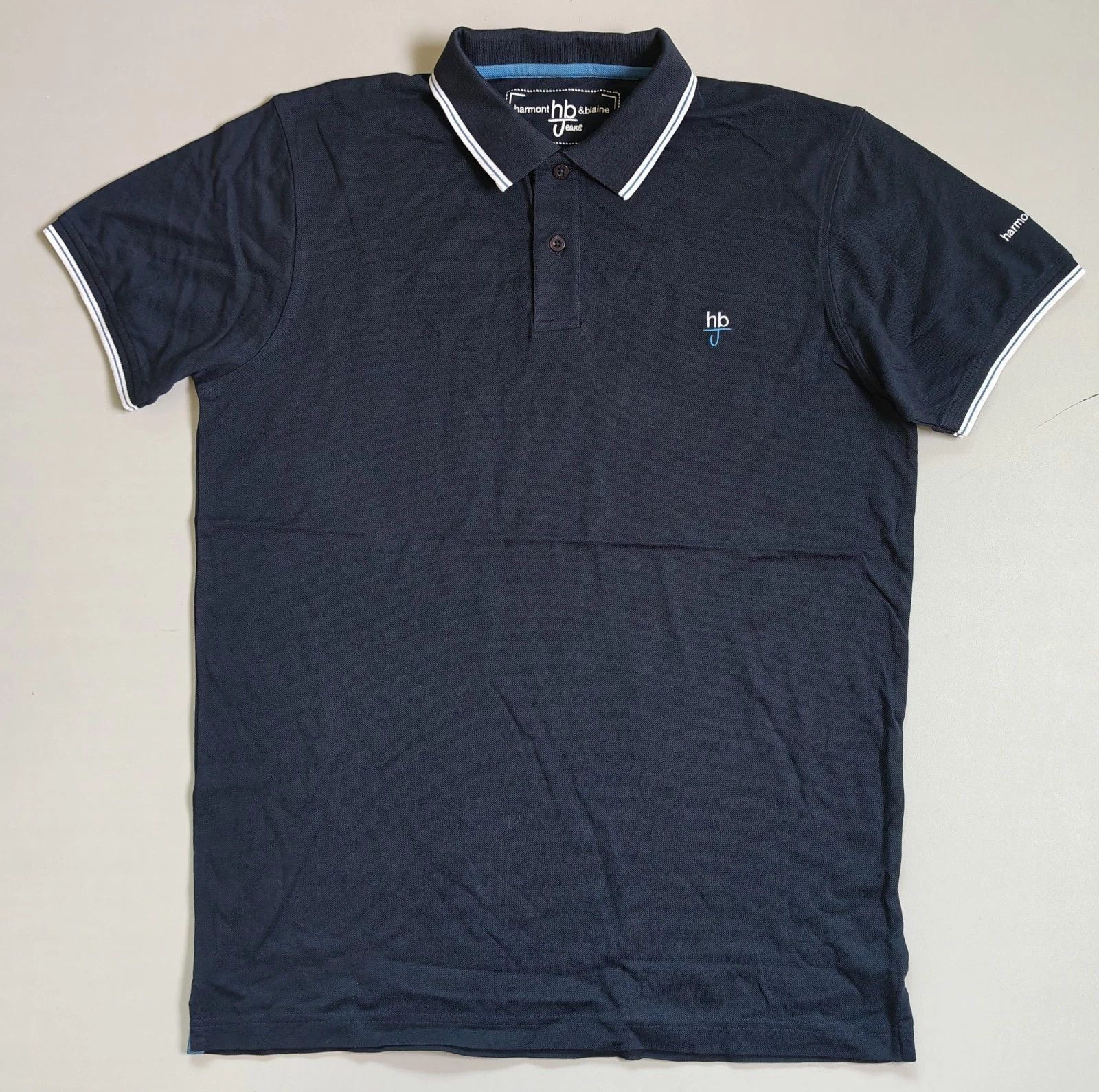 Harmont & Blaine Harmont & Blaine Jeans (HBJ) Shortsleeves Polo Shirt ASM2008 Size US XL / EU 56 / 4 - 2 Thumbnail