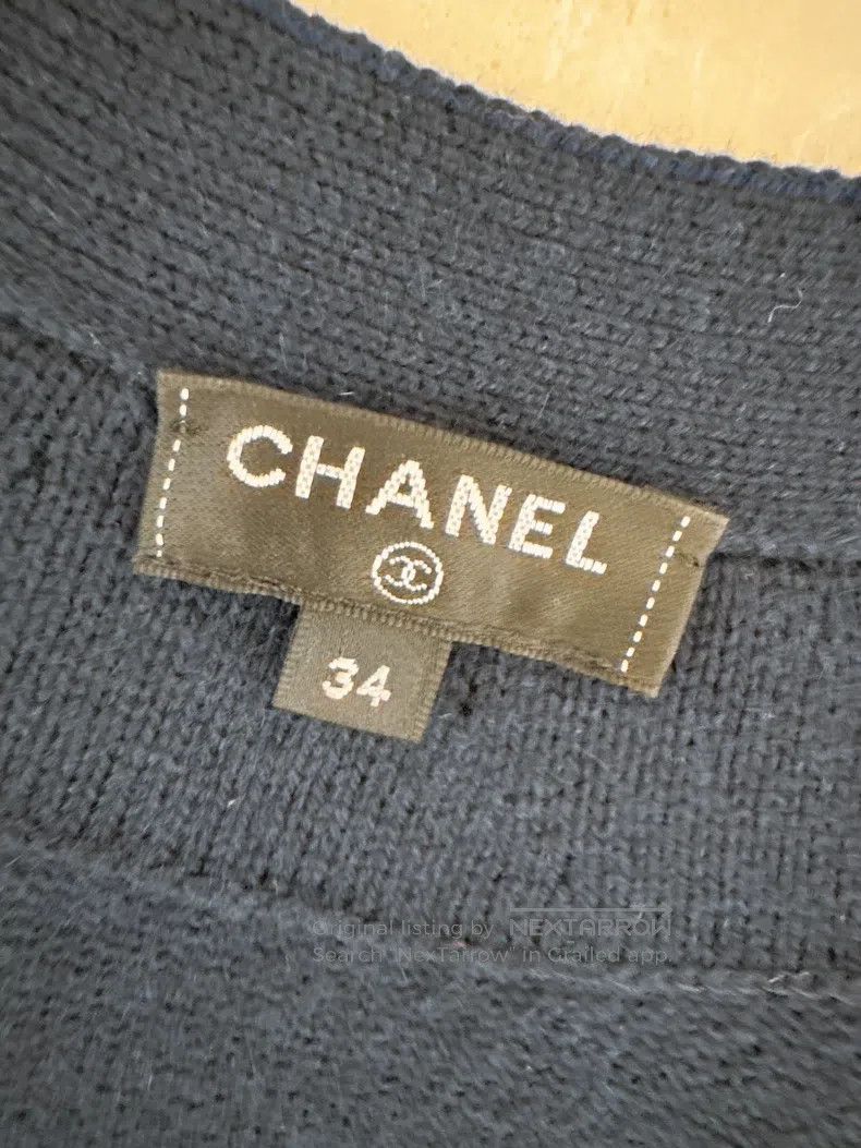 Chanel Chanel 21P Spring and Summer Preview Navy Blue Ultra-long Size XXS / US 00 / IT 34 - 8 Thumbnail