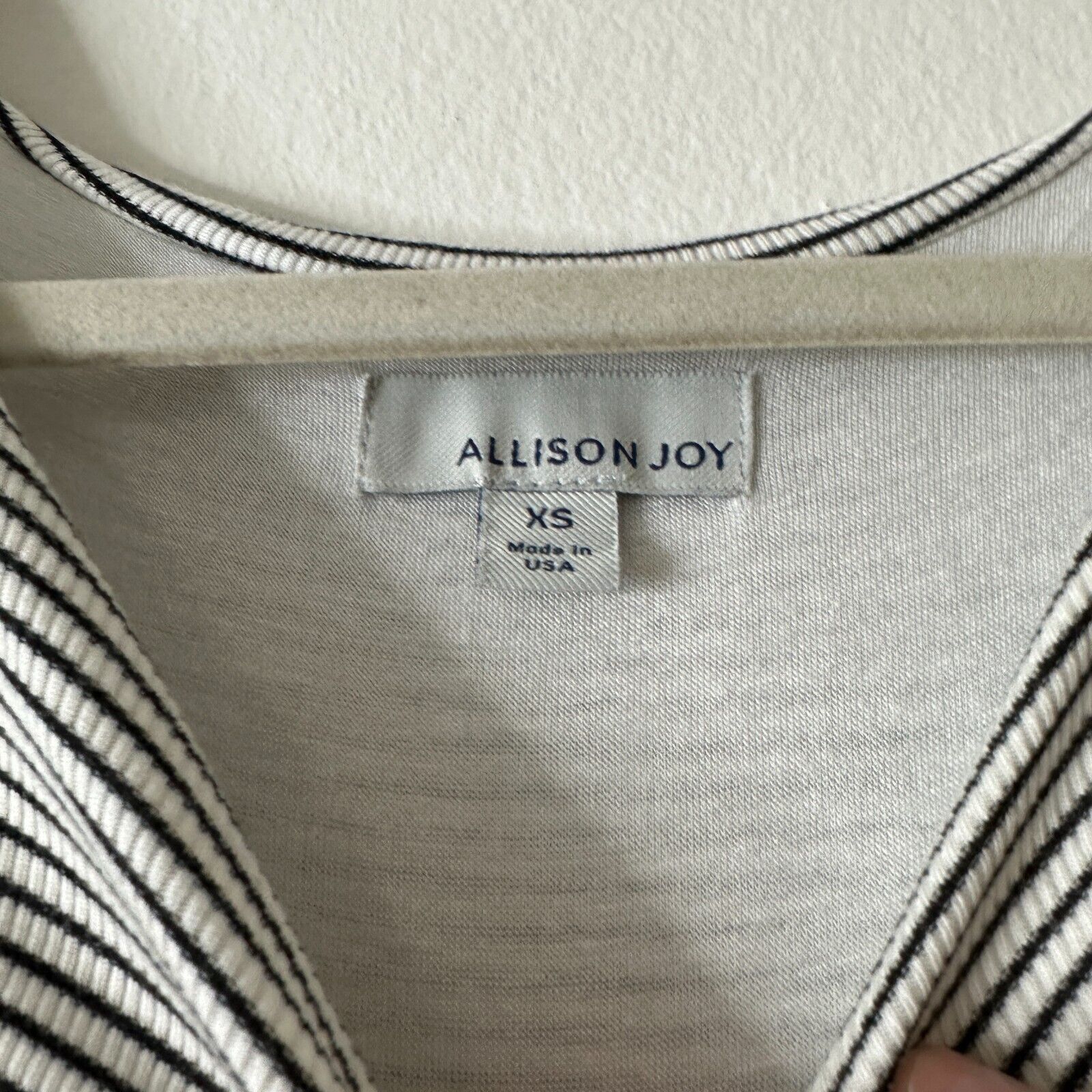 Other Allison Joy Kit Stripe Twist Front Ruche Knit Dress Dress XS Size XS / US 0-2 / IT 36-38 - 5 Thumbnail