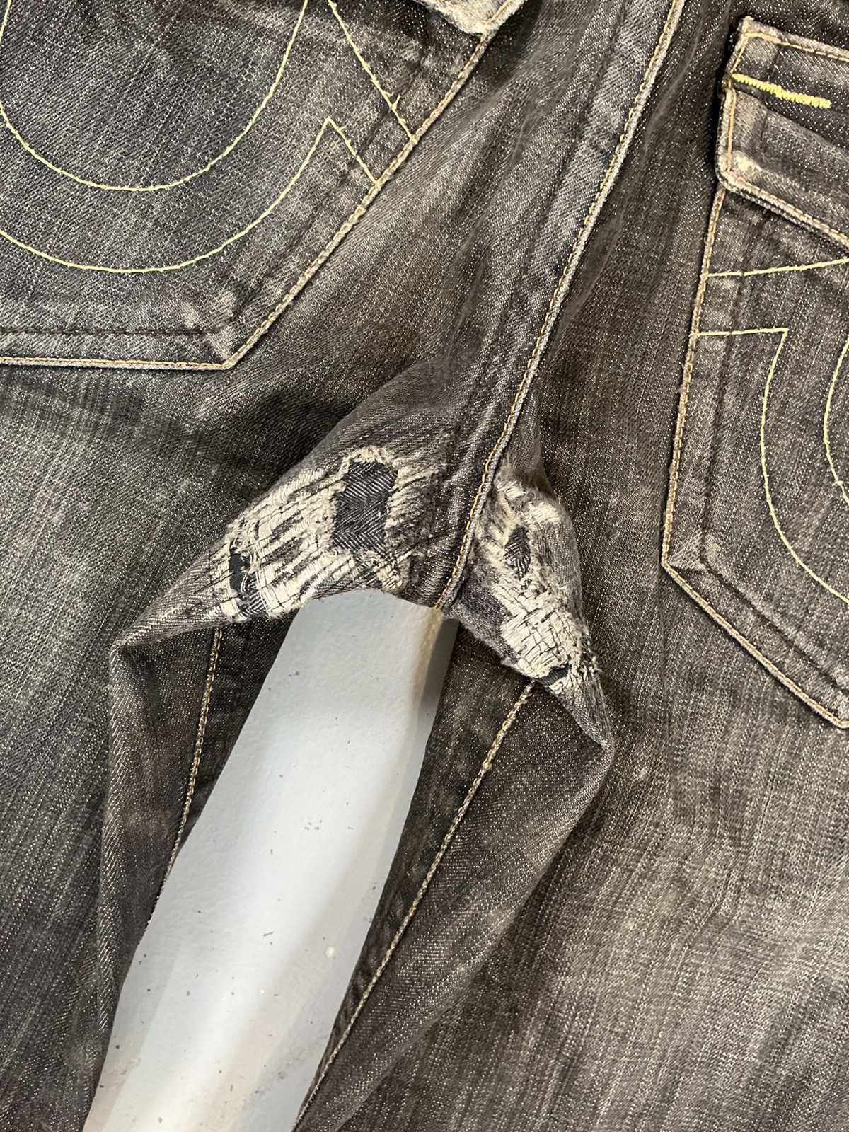 Designer × Vintage Vintage T R brand jeans straight denim Size US 36 / EU 52 - 13 Thumbnail