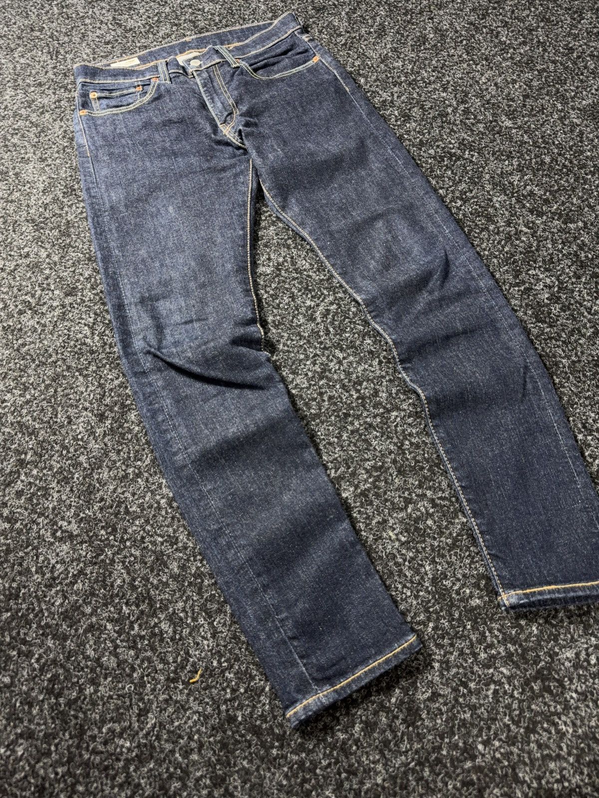 Levi's 00s Levis 510 USA Western Skinny Taper Raw Denim Jeans W31 Size US 31 - 2 Thumbnail