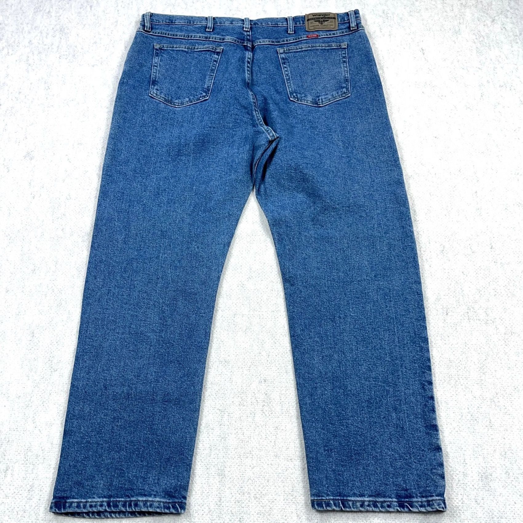 Wrangler Wrangler Jeans Men 42x30 Regular Straight Medium Wash Five Star Denim NEW Jeans Wrangler Size US 42 / EU 58 - 2 Thumbnail