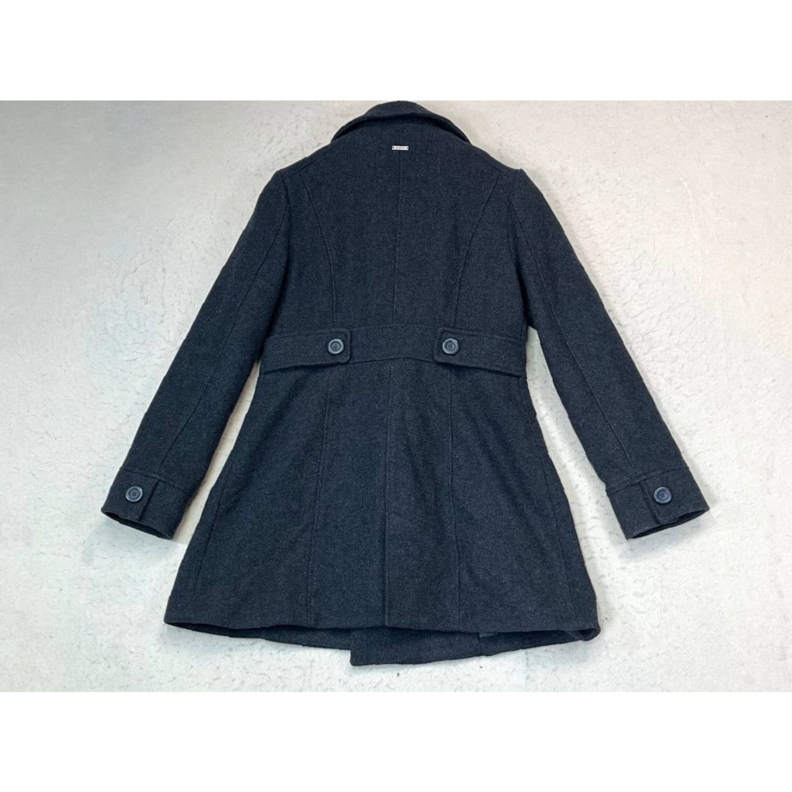 Prana PRANA Pea Coat Wool Blend Nicole Women’s Sz Medium Double-Breasted Charcoal Gray Size M / US 6-8 / IT 42-44 - 2 Thumbnail
