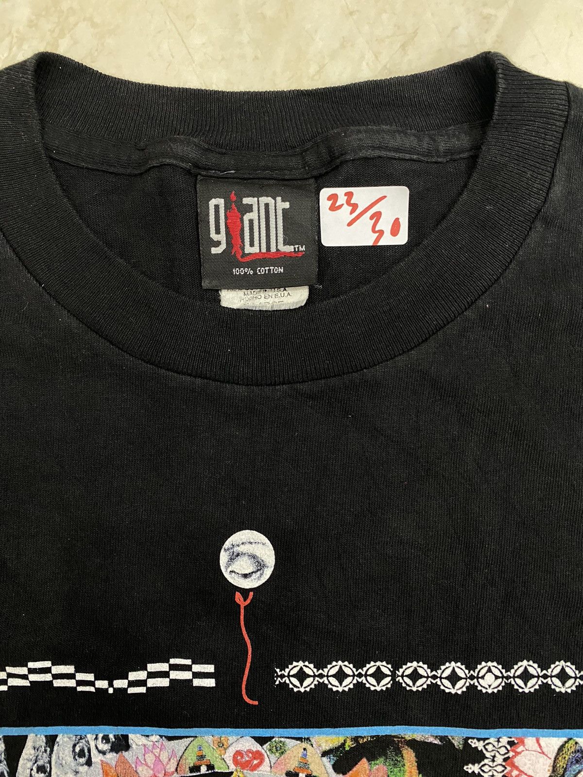 Band Tees 💥VINTAGE LIVE Hard rock band The Distance to Here shirt Size US XL / EU 56 / 4 - 6 Thumbnail