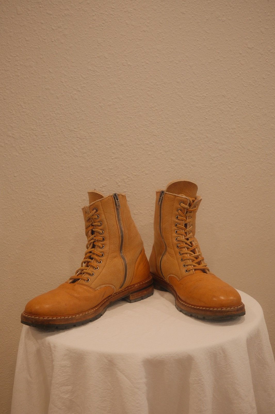 Maison Margiela FW12 Combat Shearling Boots Size US 10 / EU 43 - 6 Thumbnail