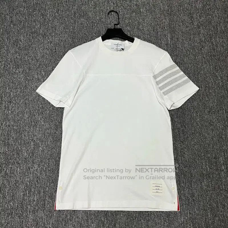 Thom Browne Thom Browne White Cotton Men's T-Shirt . Size US M / EU 48-50 / 2 - 1 Thumbnail