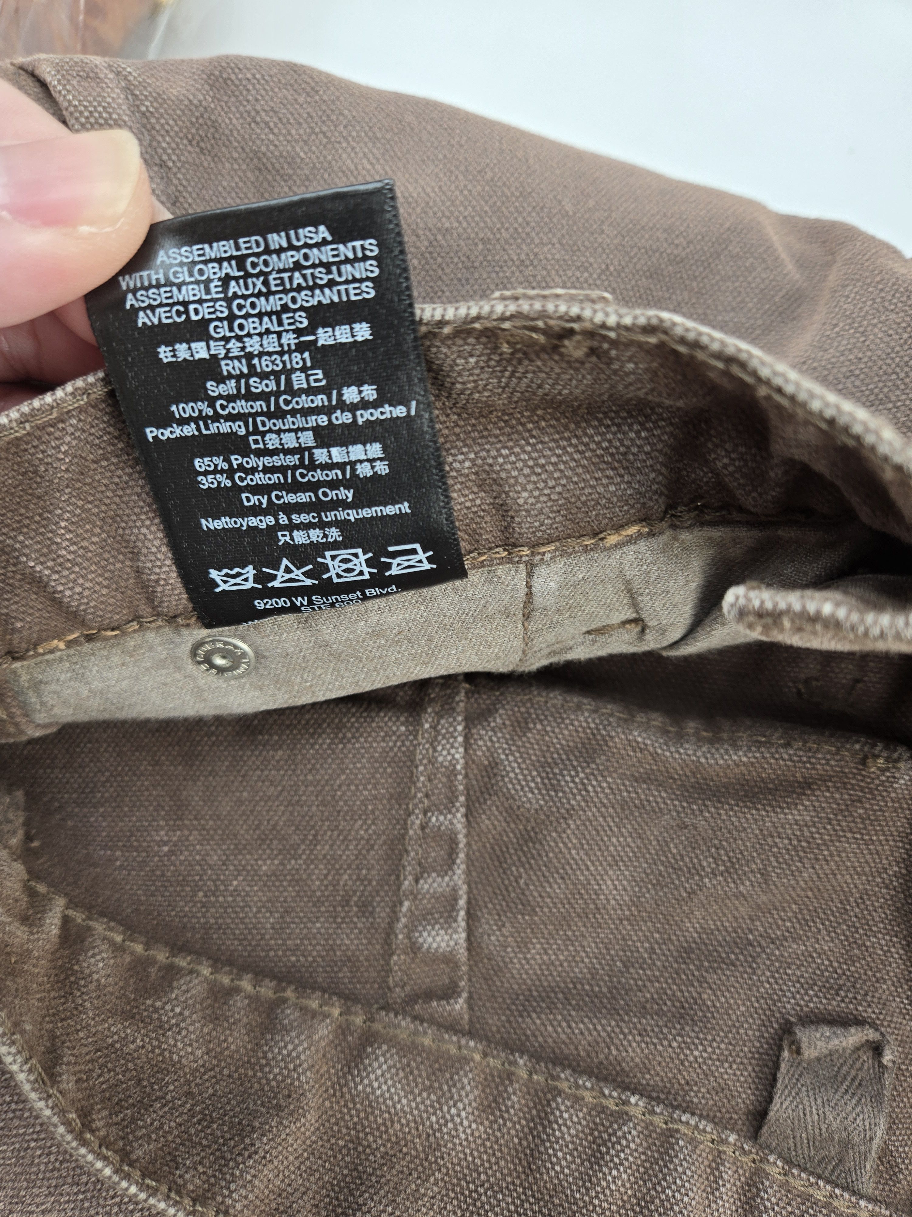 Rhude Rhude Reza Double Knee Pants "Espresso" Size US 32 / EU 48 - 6 Thumbnail