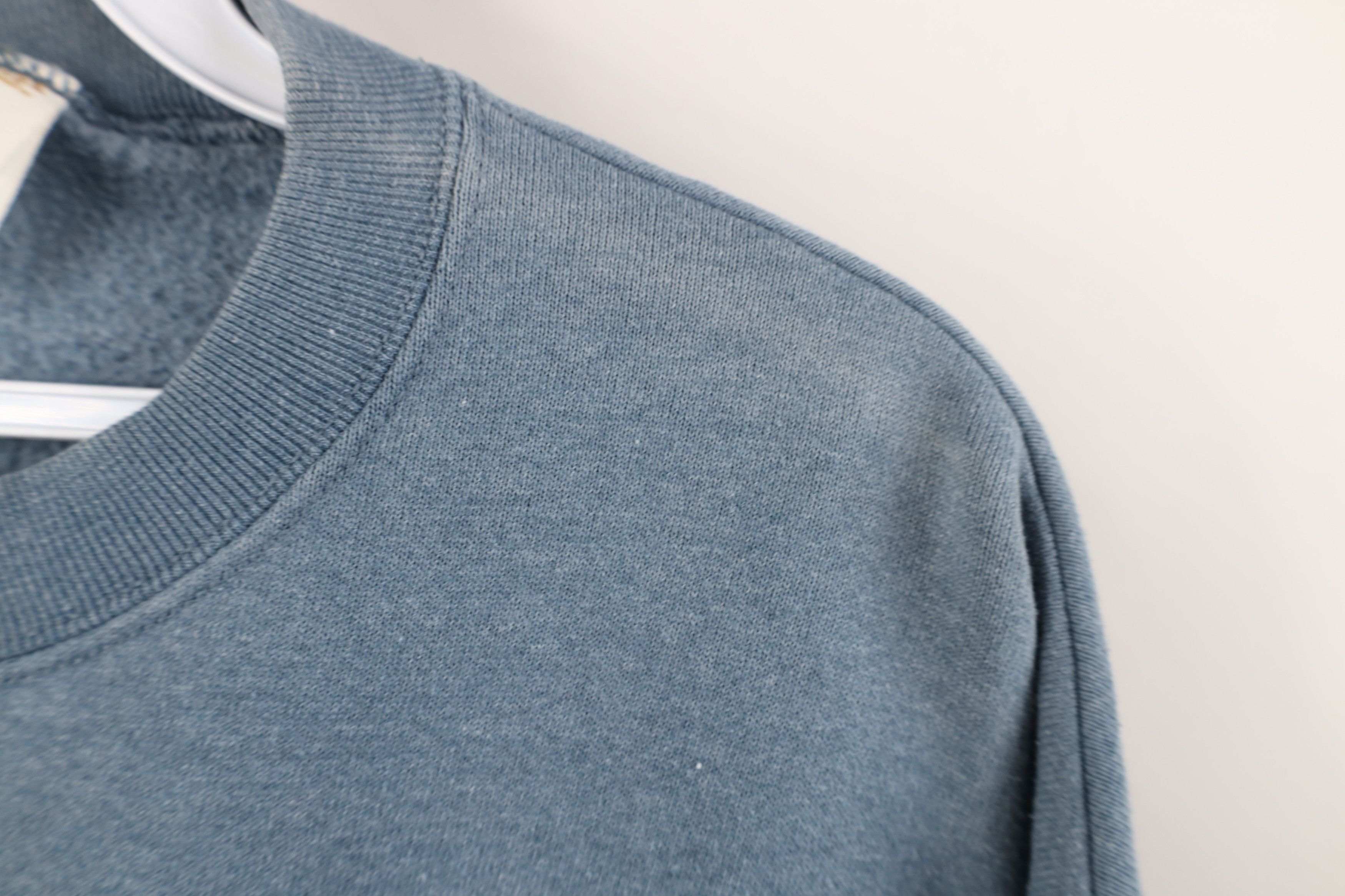 Vintage Vintage 90s Streetwear Heavyweight Crewneck Sweatshirt Blue Size US XL / EU 56 / 4 - 6 Thumbnail