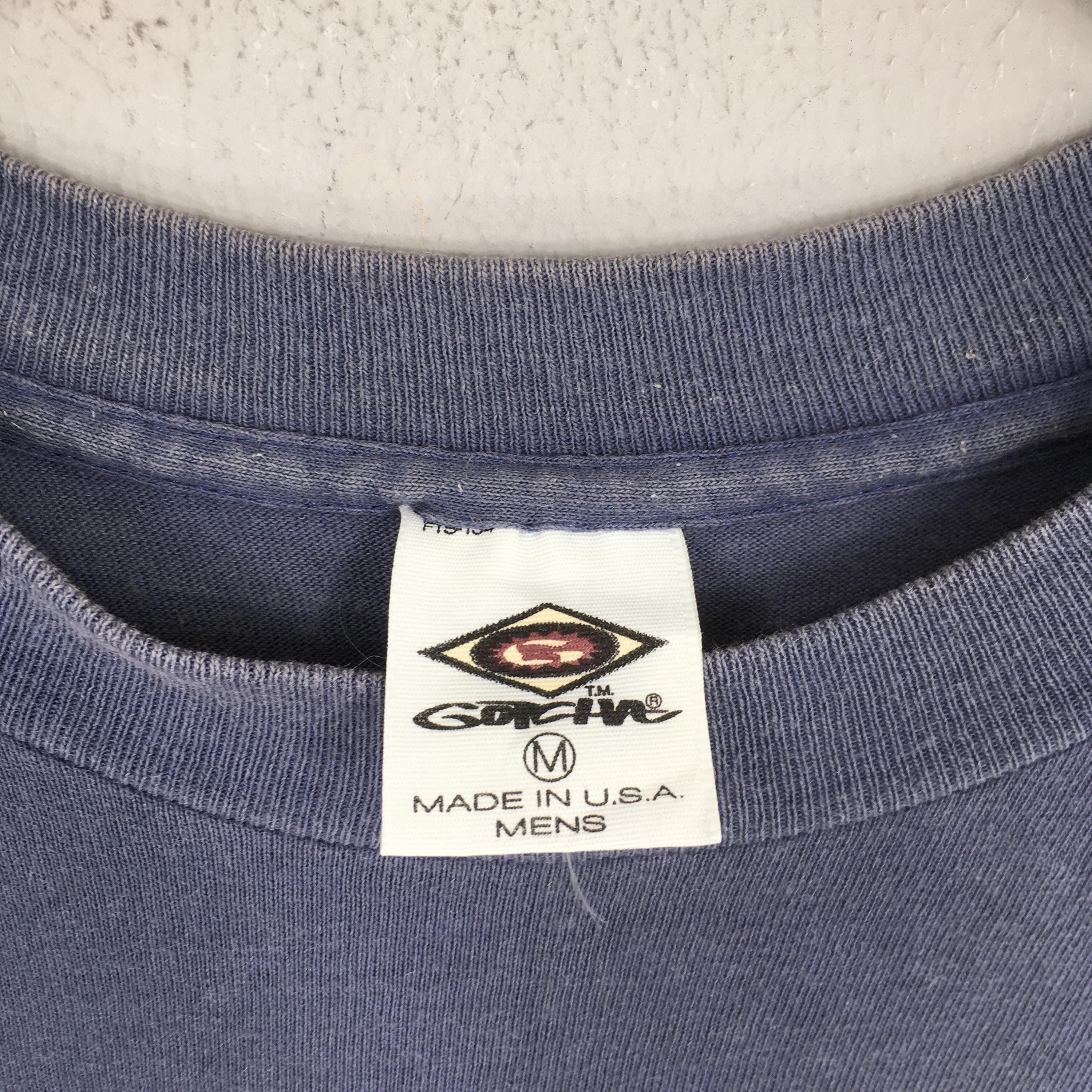 Gotcha Vintage 90s Gotcha Hawaii Surf Blue T shirt Medium Size US M / EU 48-50 / 2 - 7 Thumbnail