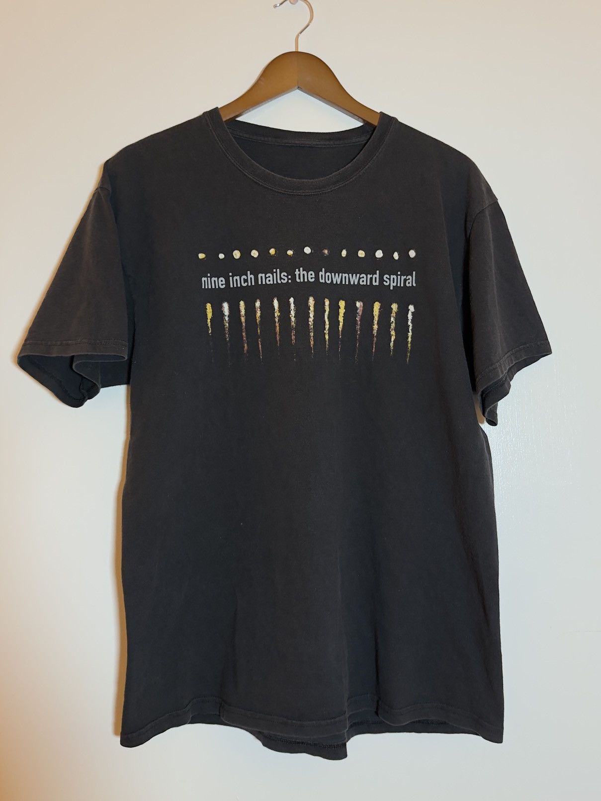 ヘクターNIN/TOO FUCKED UP TO CARE ANYMORE Vintage Vintage Nine Inch Nails too fucked to care LS Tee