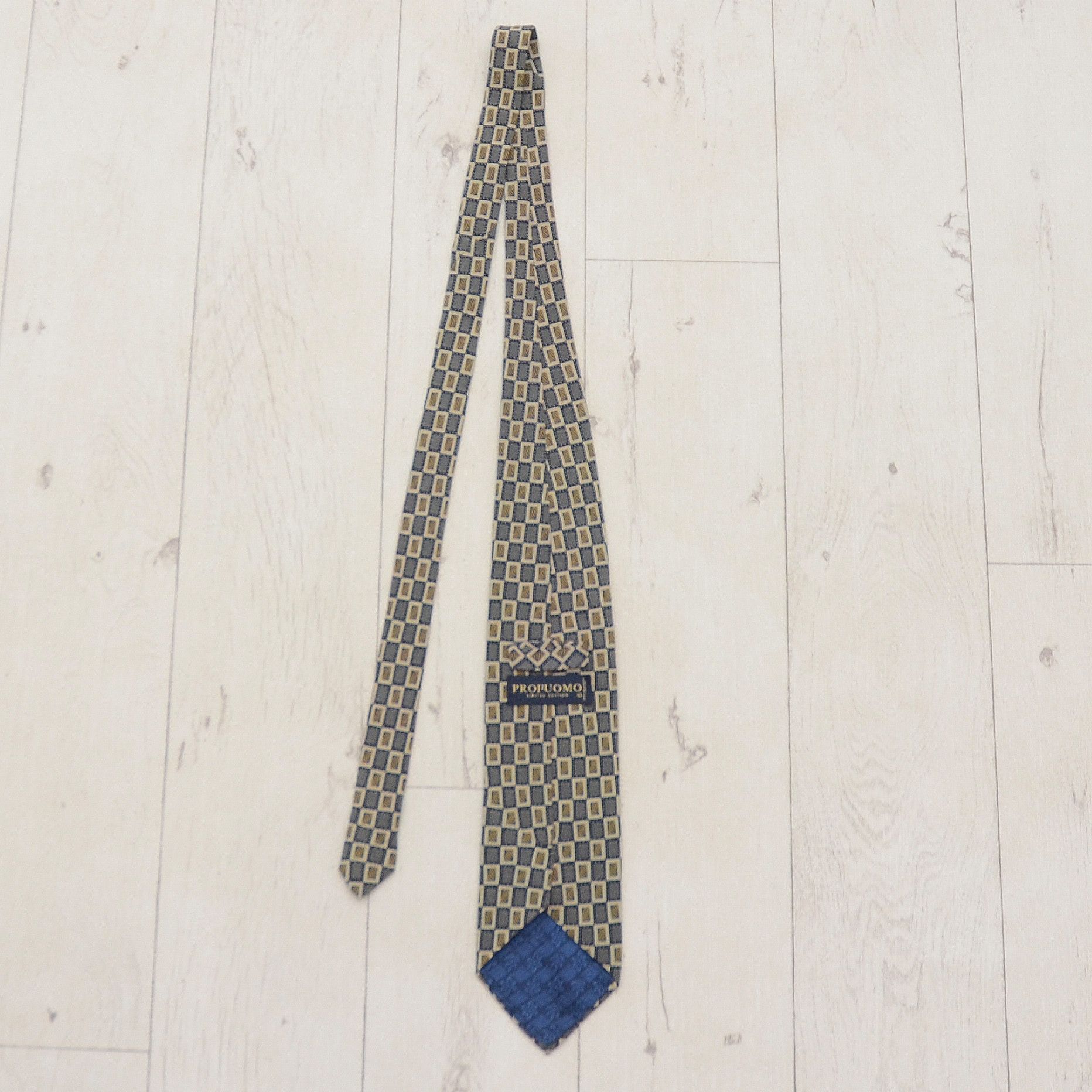 Vintage Vintage PROFUOMO LIMITED EDITION Tie 100% silk Rare Size ONE SIZE - 12 Thumbnail
