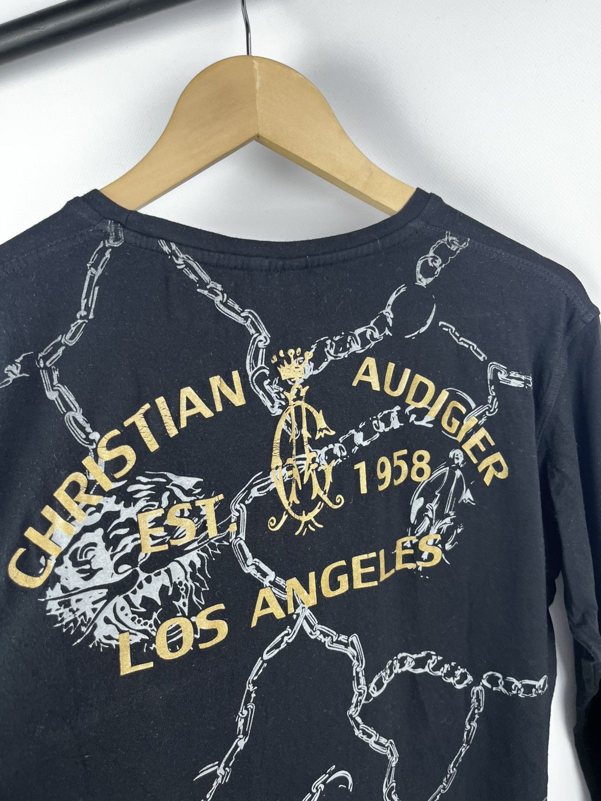 Ed Hardy Christian Audigier Thermal Shirt Mens Large Celebrate Life Size US XL / EU 56 / 4 - 10 Thumbnail