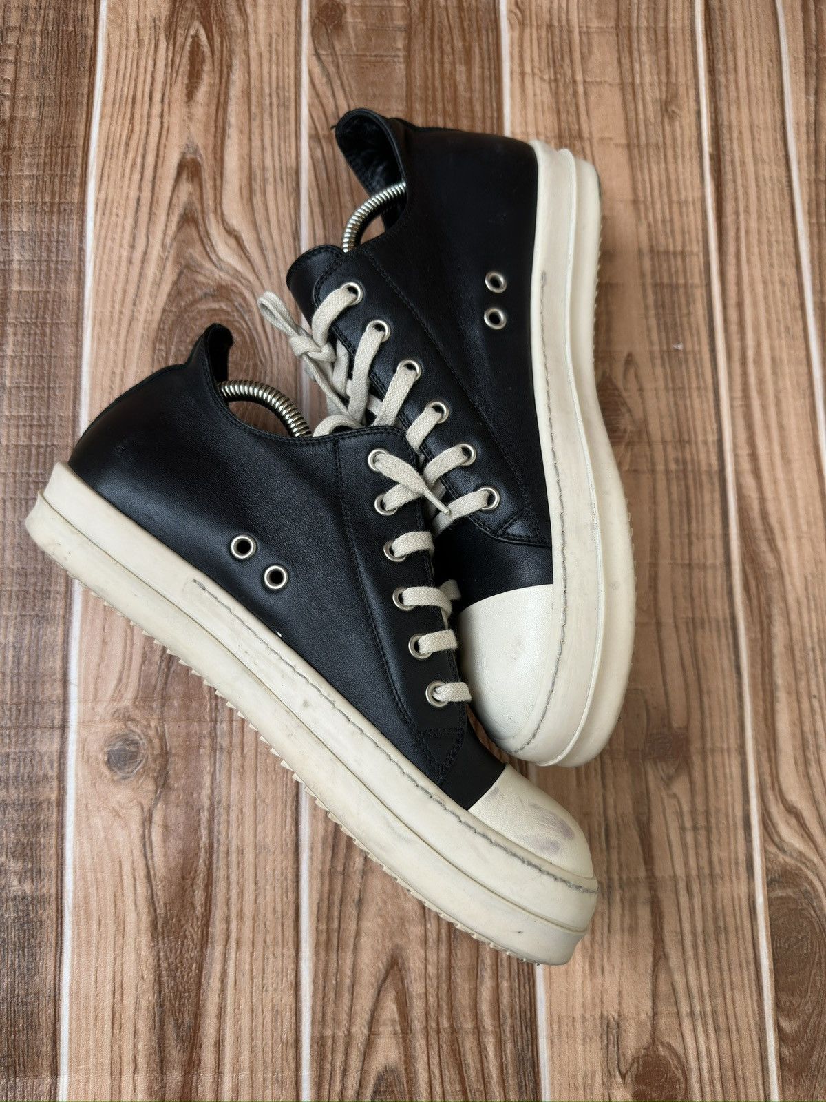 Rick Owens S/S 17 Black Milk Mainline Ramones Sneaks Size US 7 / EU 40 - 22 Thumbnail