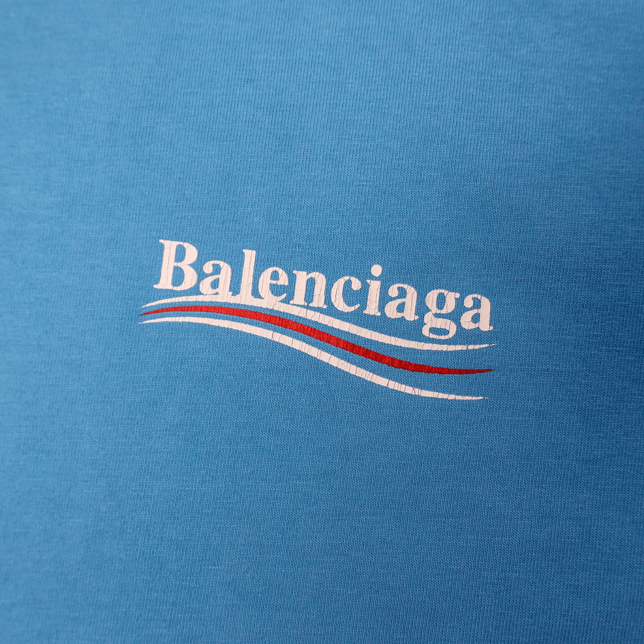 Balenciaga Balenciaga Blue Political Presidential Campaign Logo T Shirt Size US XS / EU 42 / 0 - 2 Thumbnail