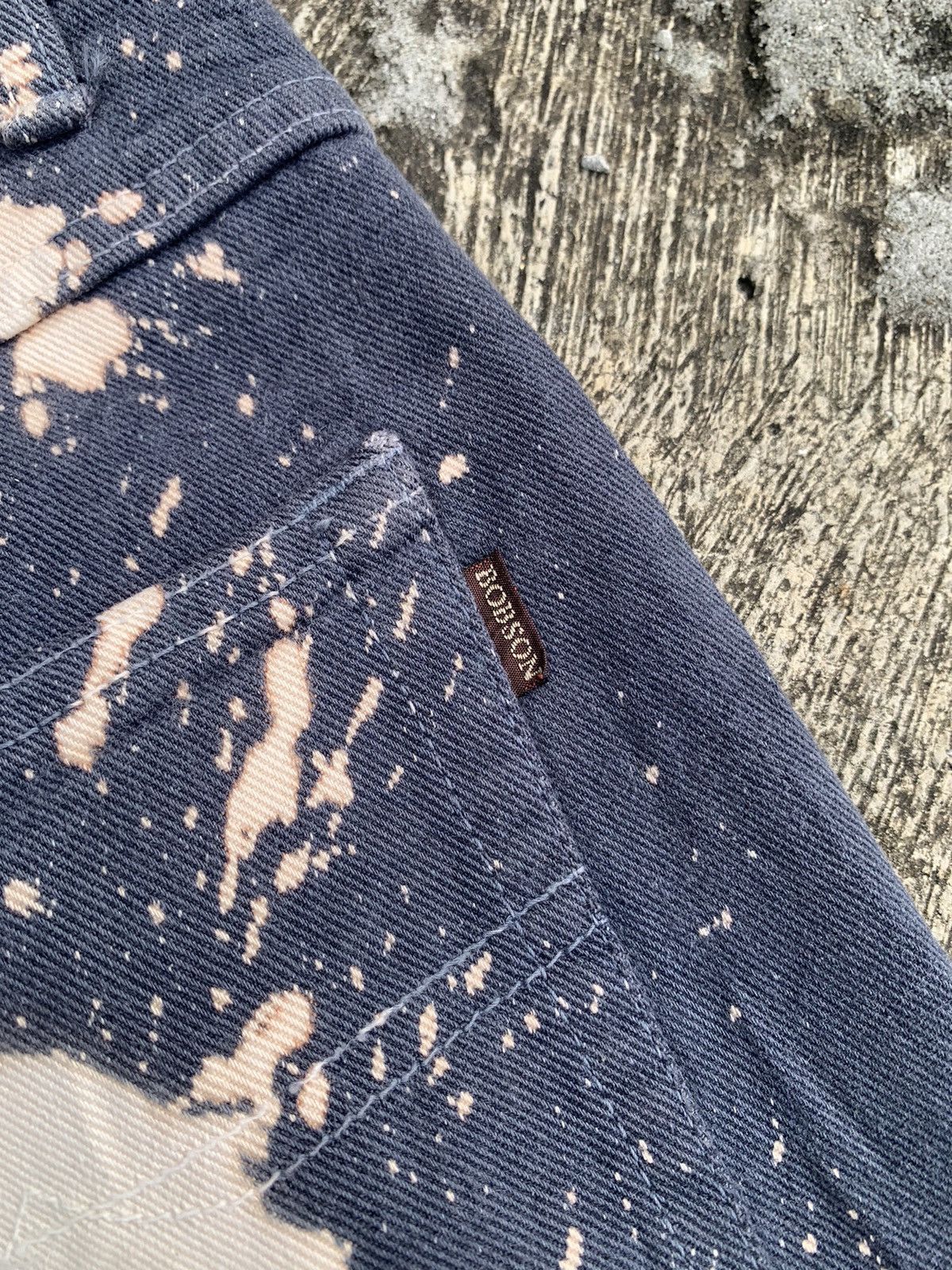 Le Grande Bleu (L.G.B.) Rare 🔥 Bobson tie dye jeans Size US 33 - 18 Thumbnail