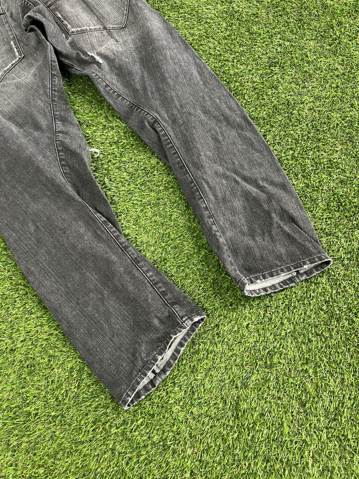 Allsaints Vintage Allsaints Jeans Distressed Denim Faded Y2K Style Size US 32 / EU 48 - 9 Thumbnail