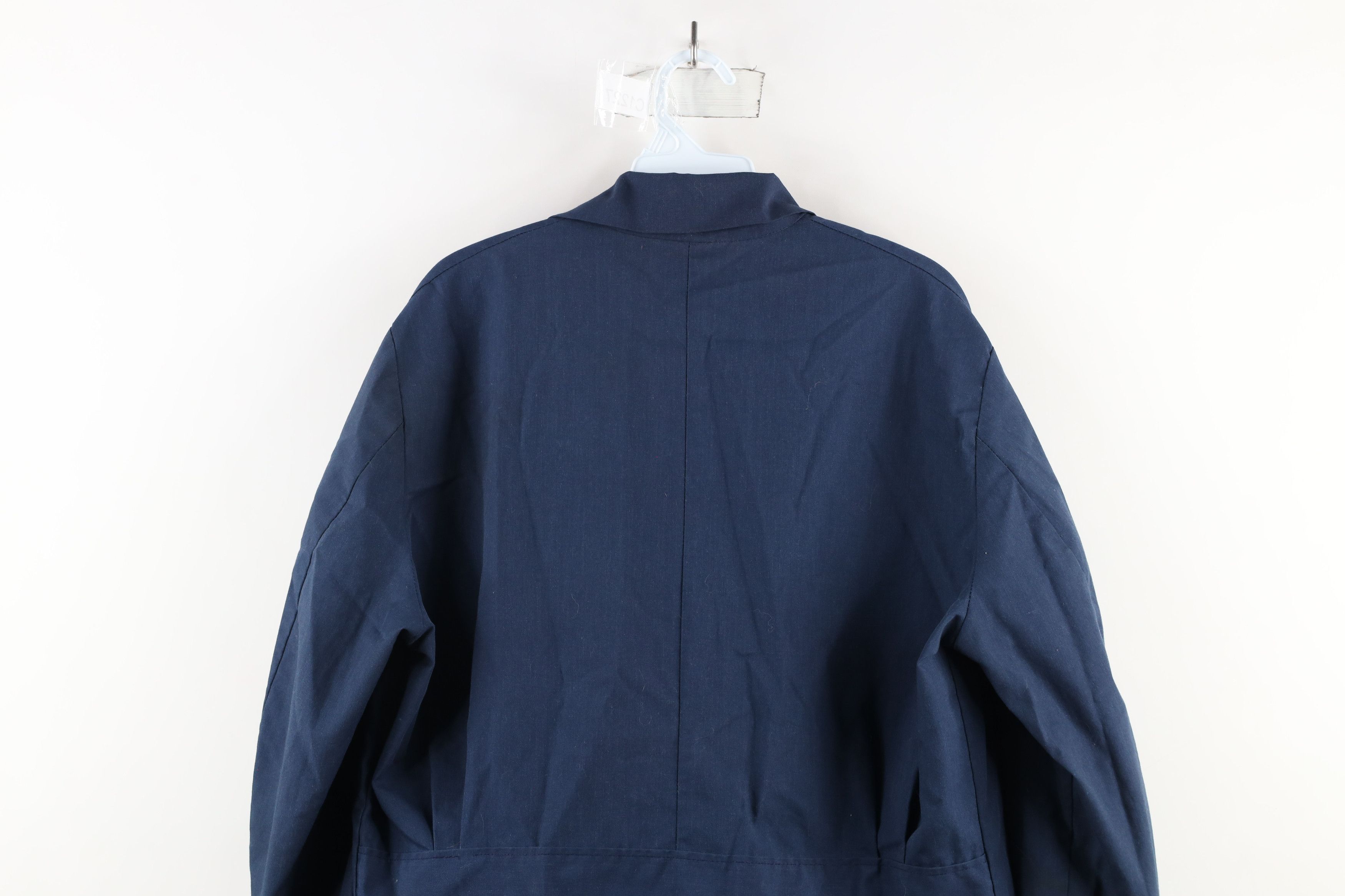 Vintage Vintage 70s Streetwear Mechanic Lab Coat Jacket Blue USA Size US L / EU 52-54 / 3 - 16 Thumbnail