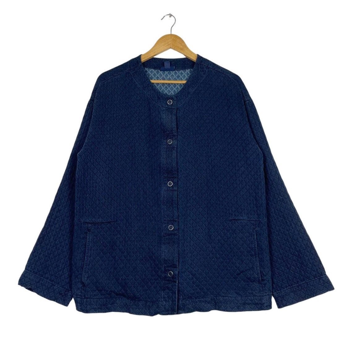 45rpm × Indigo × Japanese Brand 💥INDIGO PURE JILL BUTTON JACKET Size US M / EU 48-50 / 2 - 1 Thumbnail