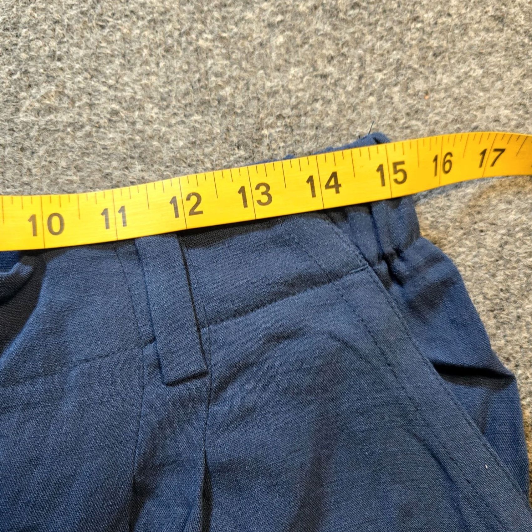 Vintage Halara Pants Regular Blue Wide-Leg Pleated Plicated Stretch Casual Womens Size L Size 36" / US 14 / IT 50 - 5 Thumbnail