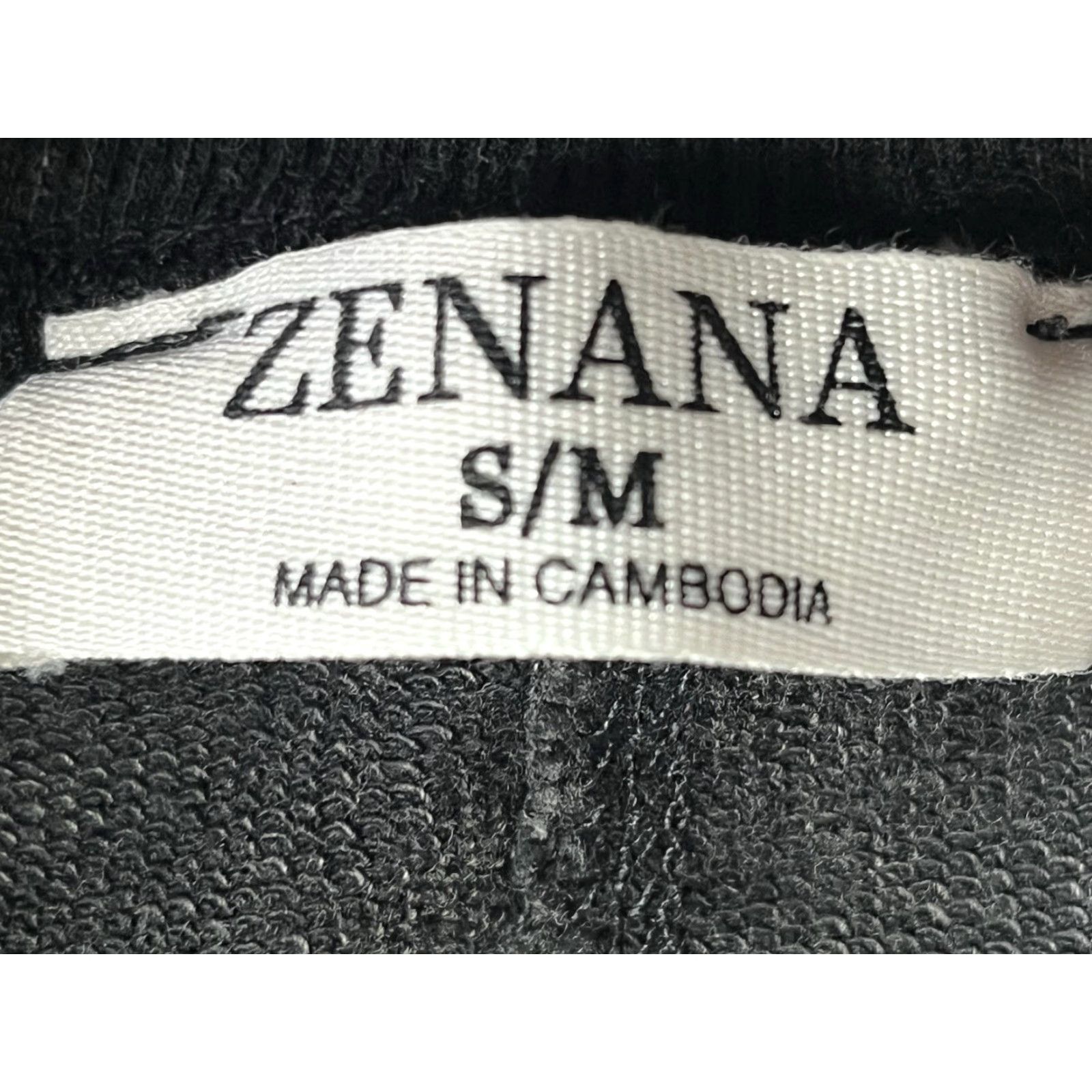 Vintage Zenana Mini Dress Washed Exposed Seam Short Sleeve Black S/M Women) Dress Size 28" / US 6 / IT 42 - 5 Thumbnail