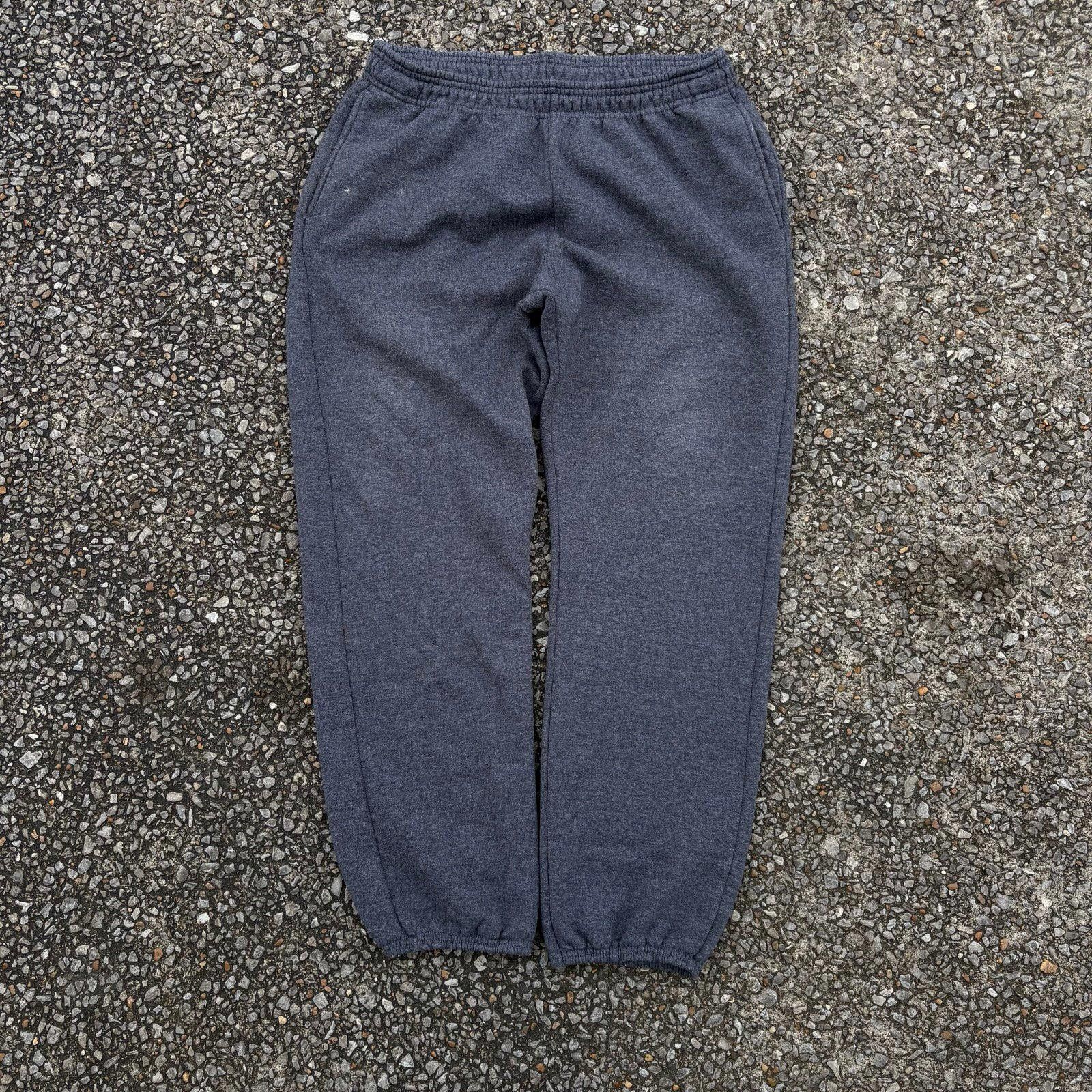 Hanes Vintage Gray Ultimate cotton sweatpants Size US 34 / EU 50 - 1 Thumbnail