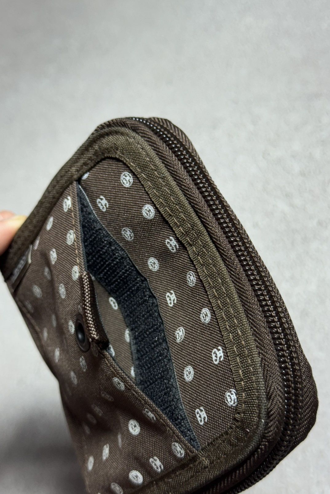 Stussy Vintage Stussy Monogram Print Zip Bifold Wallet Rare Y2K Size ONE SIZE - 10 Thumbnail