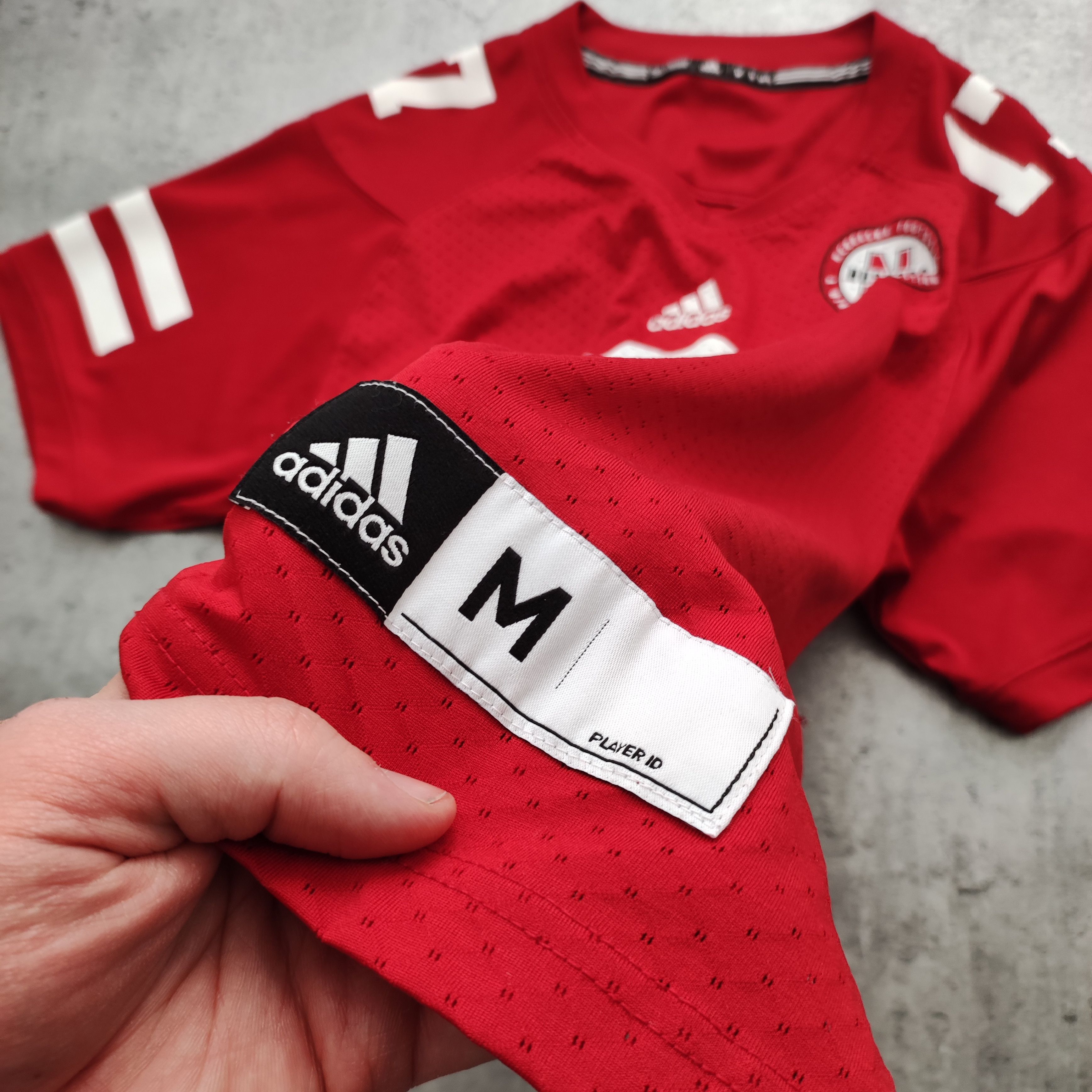 Adidas × NFL × Vintage RARE 90s Nebraska Huskers #17 NFL Football Match Jersey Size US M / EU 48-50 / 2 - 5 Thumbnail