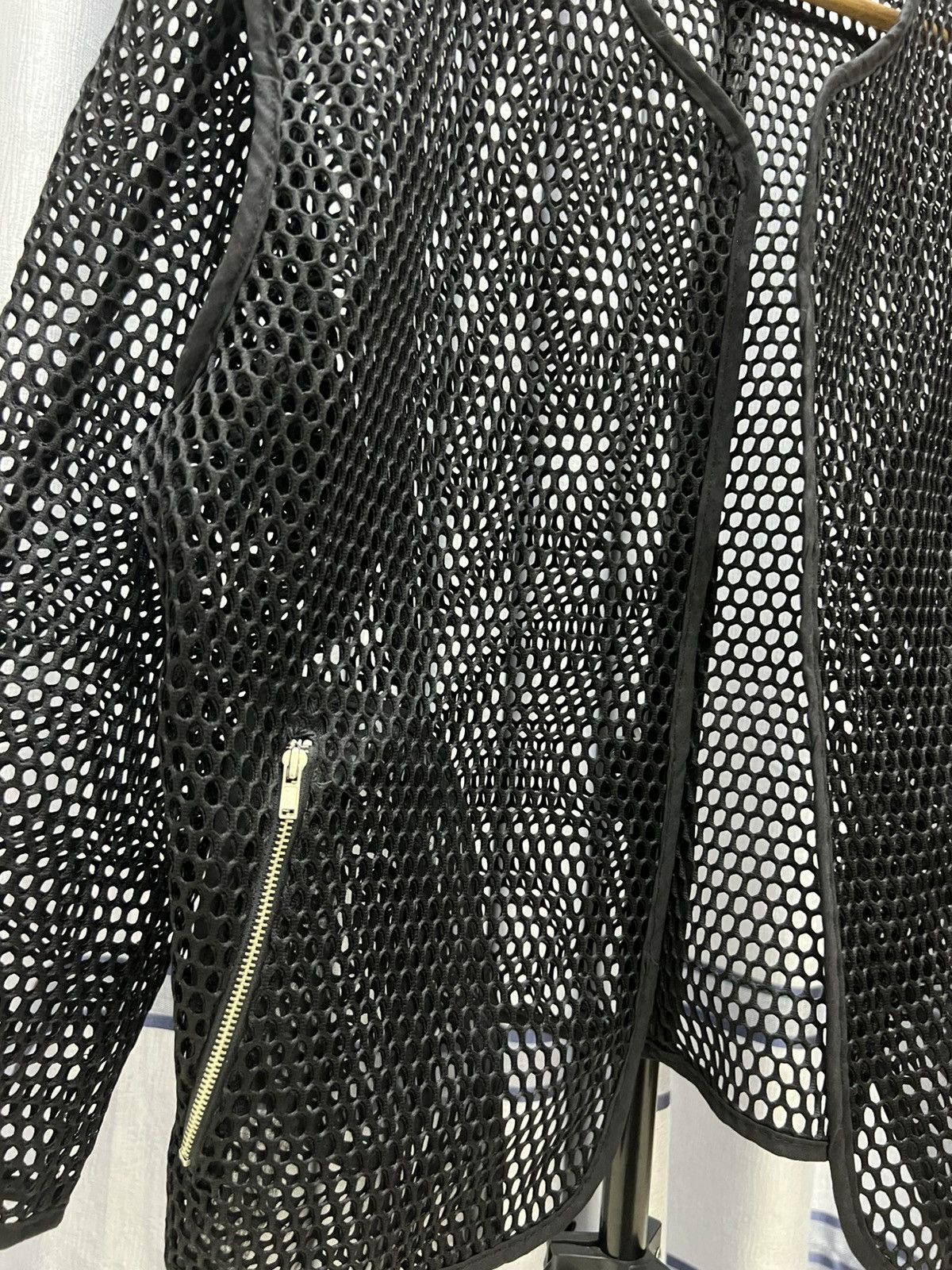 Vintage Korean G Dragon Millruwya Mesh Net Cardigan Jacket Size US M / EU 48-50 / 2 - 2 Thumbnail