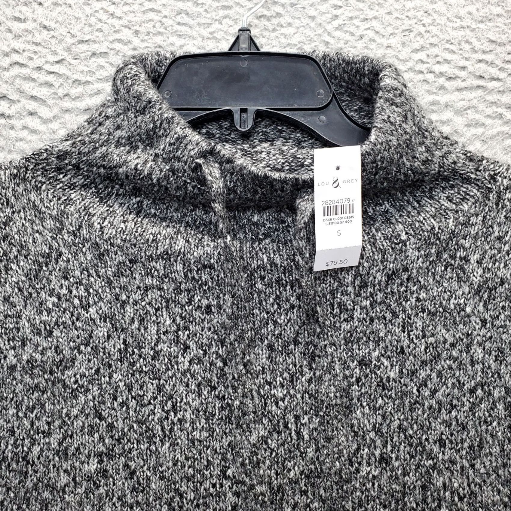 Lou & Grey Lou & Grey For Loft Sweater Womens Small Gray Knit Long Sleeve Mock Neck Pullover XS? Size S / US 4 / IT 40 - 7 Thumbnail