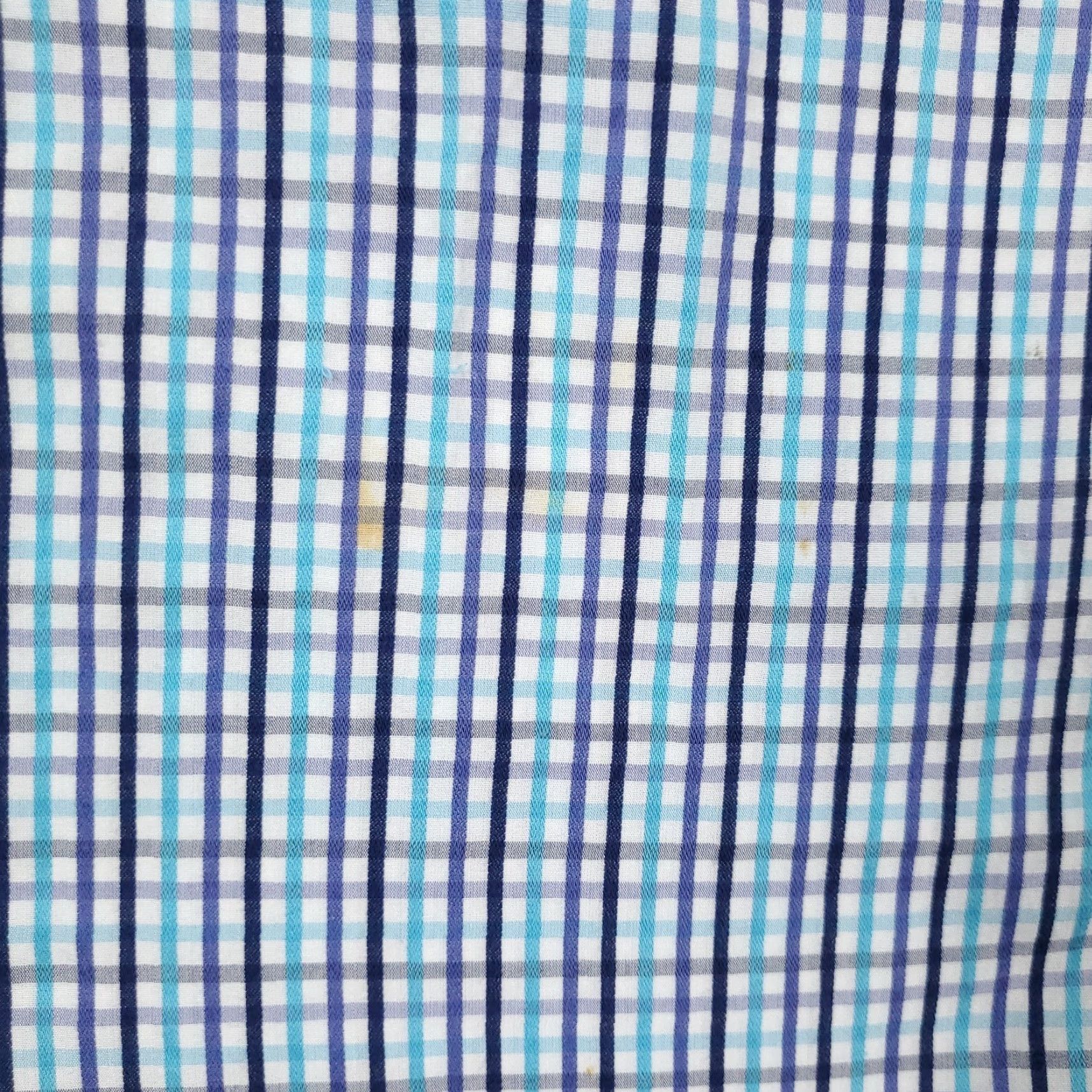Cremieux VINTAGE Daniel Cremieux Blue Plaid Men's Short Sleeve Button-Up Shirt Adult XL Casual All Seasons Size US XL / EU 56 / 4 - 4 Thumbnail
