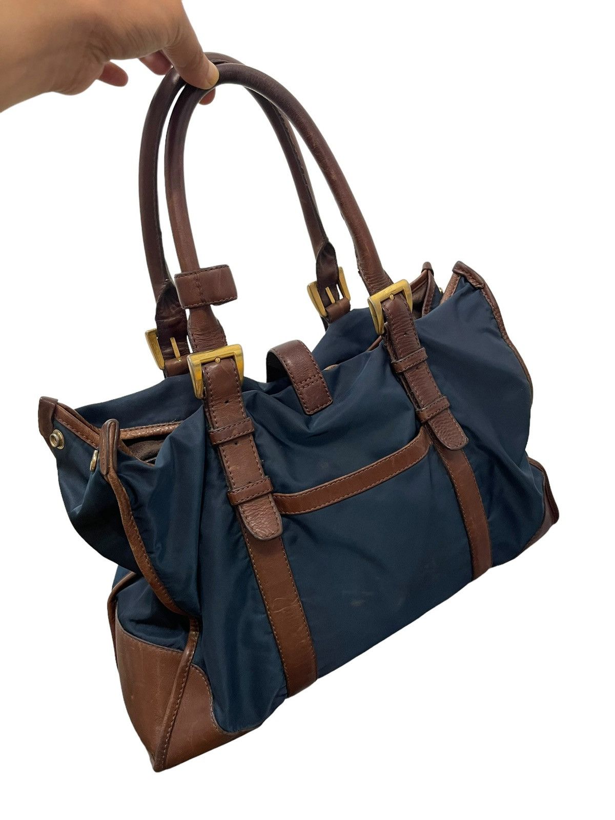 Leather Nylon United Arrows Brief Bag 4🟩