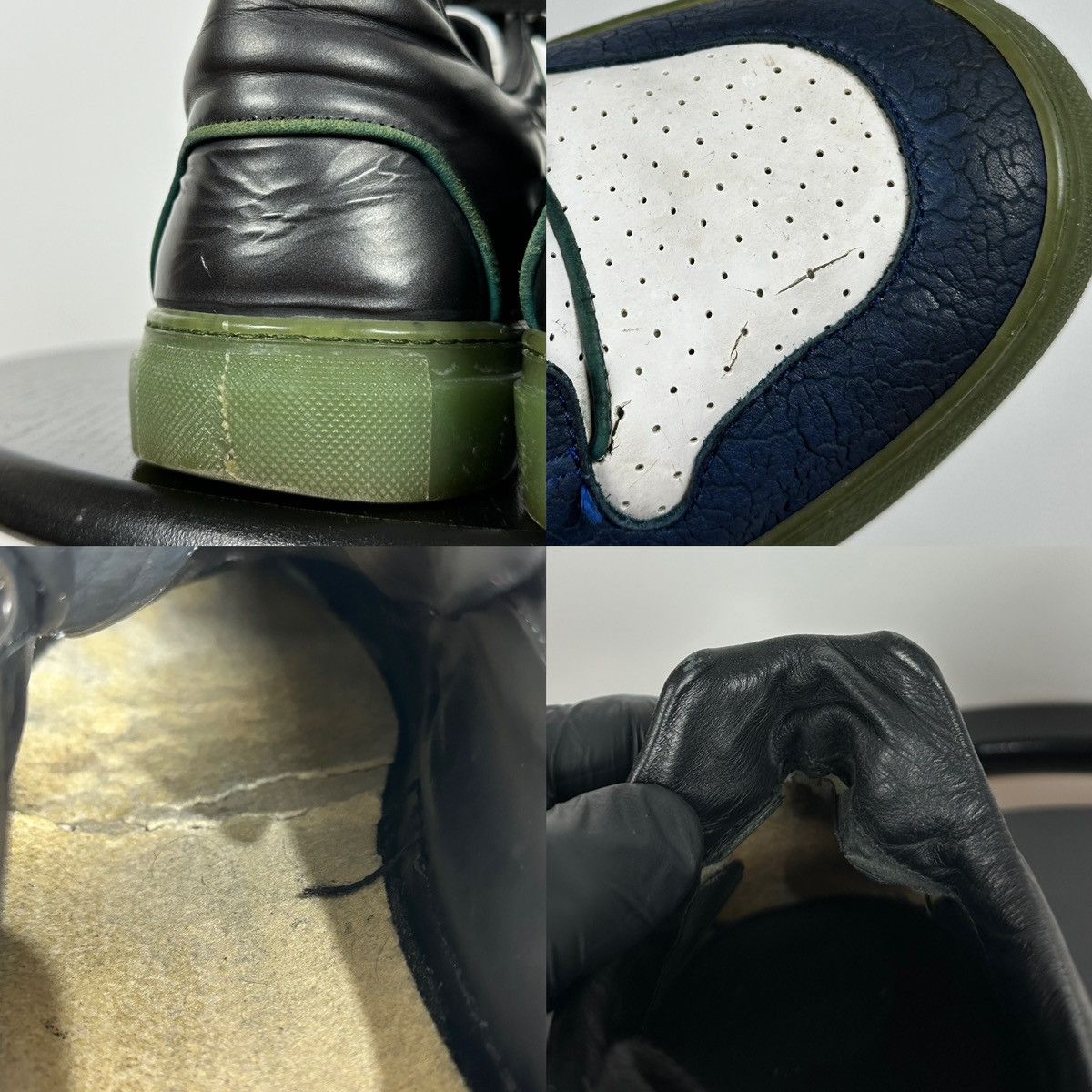 Balenciaga Panelled Low Top Sneakers