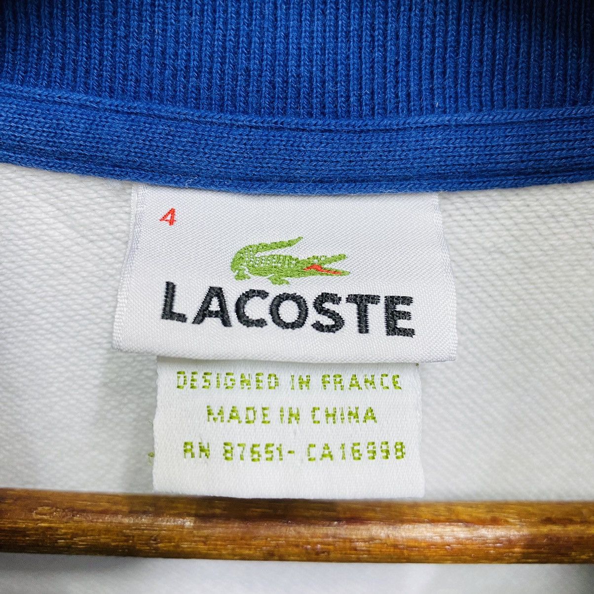 Lacoste Vintage Lacoste Sport Zip Up Sweatshirt Gray Track Jacket L Size US L / EU 52-54 / 3 - 13 Thumbnail