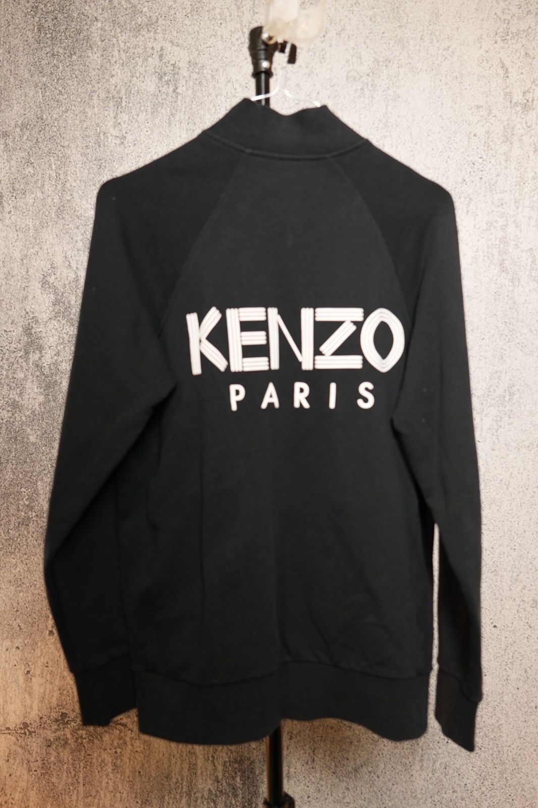 Kenzo Kenzo Paris Classic Logo Zip-Up Hoodie - Black - XS. Size US XS / EU 42 / 0 - 4 Thumbnail