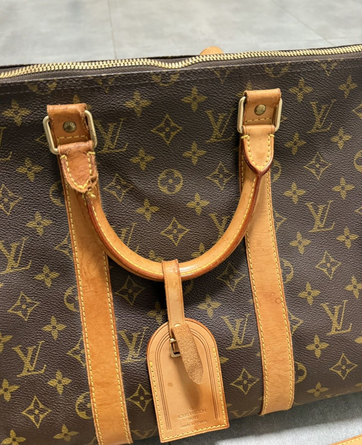 Louis Vuitton Louis Vuitton Keepall 50 Vintage Bag Size ONE SIZE - 3 Thumbnail