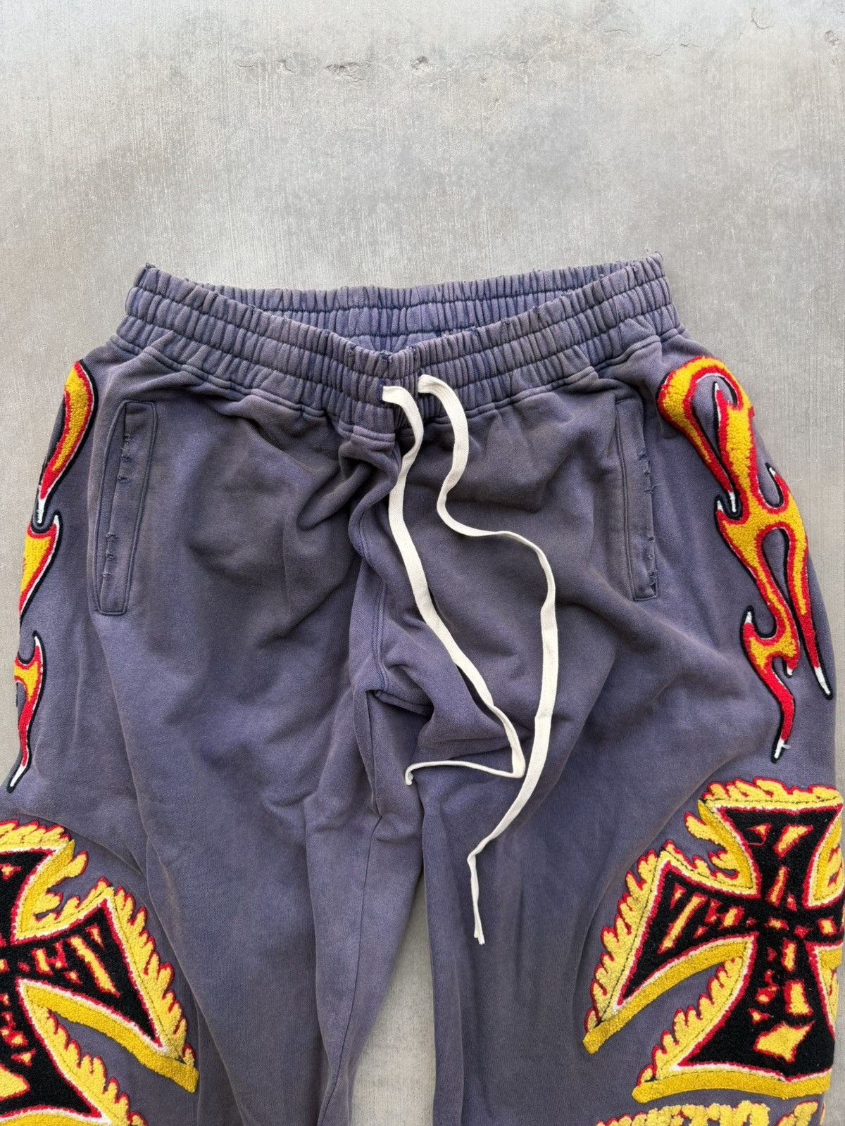 Vale Vale Forever La Flare Sweats – Purple Size Medium NWT Size US 32 / EU 48 - 4 Thumbnail