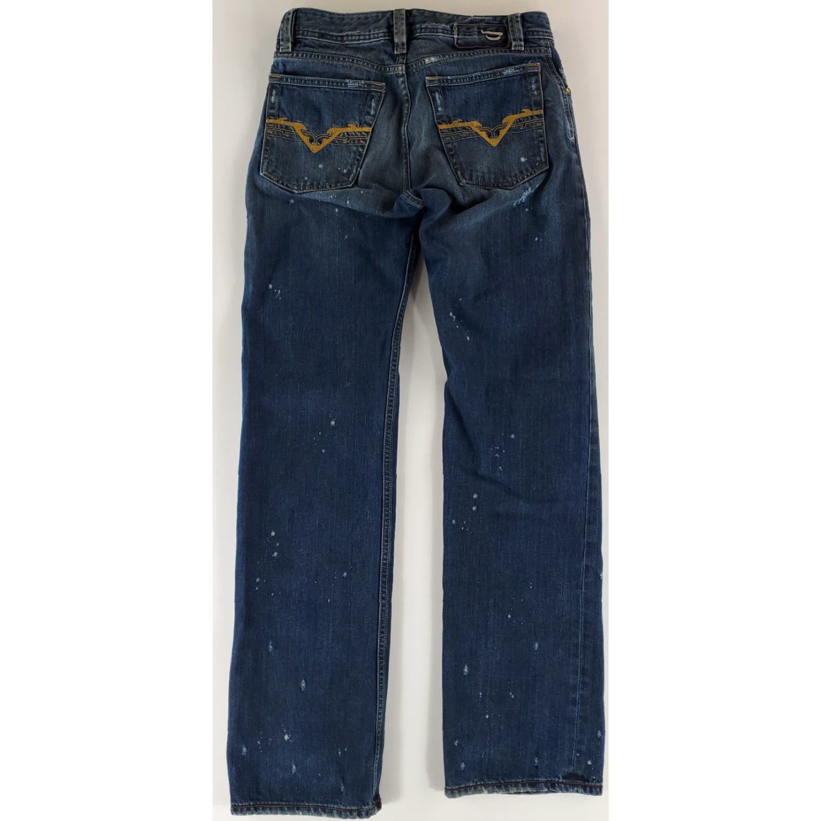 Diesel Diesel Levan Blue Jeans Distressed Made Italy Mens 30 Jeans 30x33 Inseam 33 Blue Straight Men Size US 30 / EU 46 - 5 Thumbnail