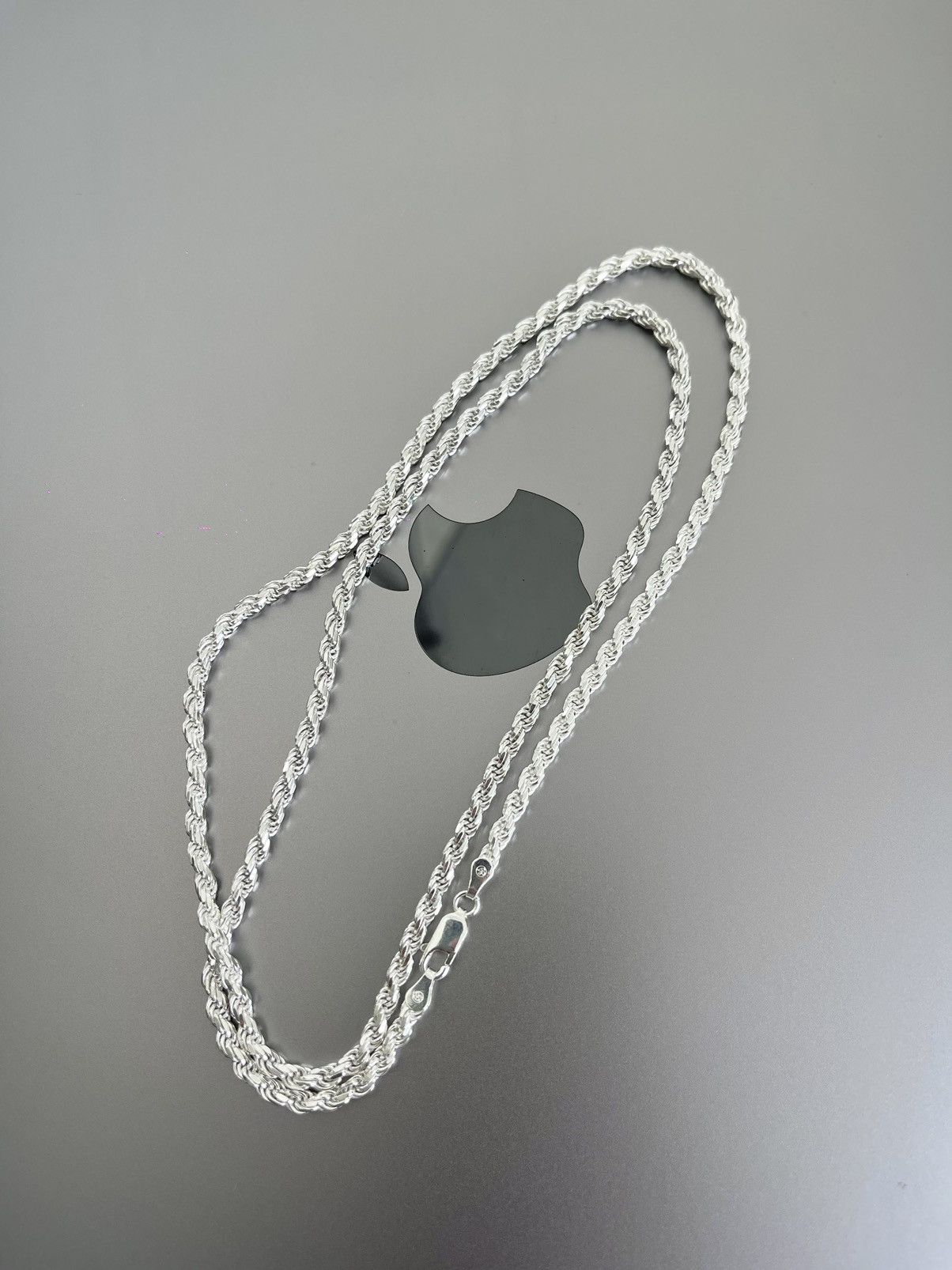 Sterling Silver Silver rope link chain 26” Size ONE SIZE - 2 Thumbnail