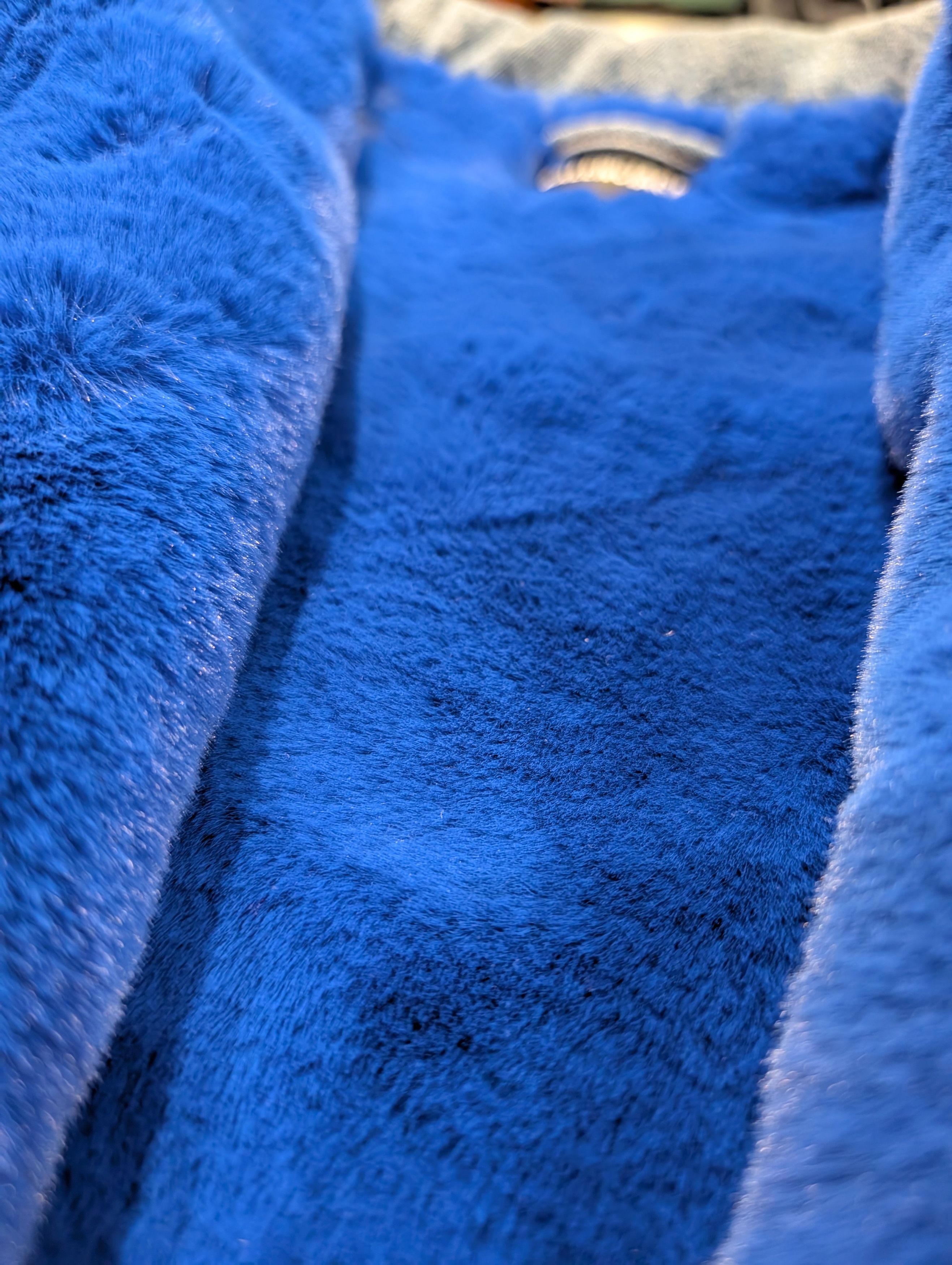 Balenciaga Balenciaga FW18 Oversized Denim Blue Fur Jacket Size US S / EU 44-46 / 1 - 3 Thumbnail
