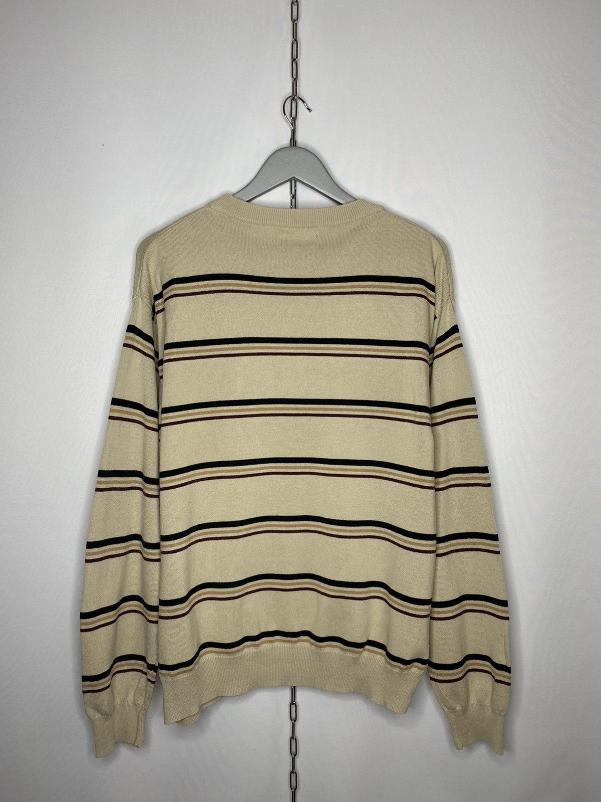 Fred Perry × Vintage ❌Vintage Fred Perry Striped Sweatshirt Pullover❌ Size US XL / EU 56 / 4 - 2 Thumbnail
