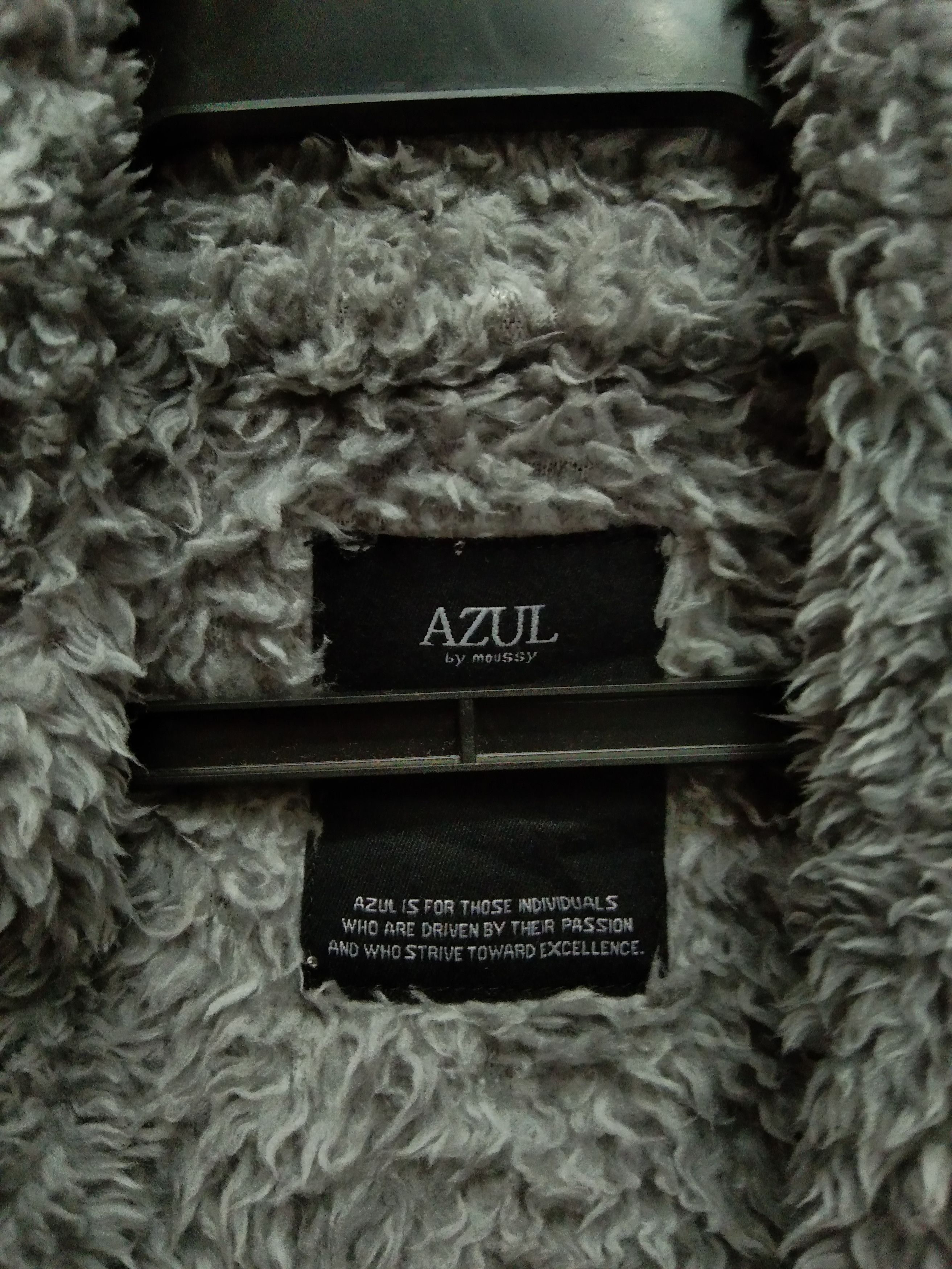 Japanese Brand × MOUSSY AZUL SOFT AND FLUFFY BUTTONLESS JACKET Size ONE SIZE - 8 Thumbnail